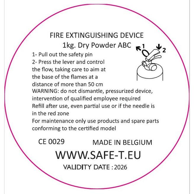 SAFE-T Design Fire Extinguisher - SOUP