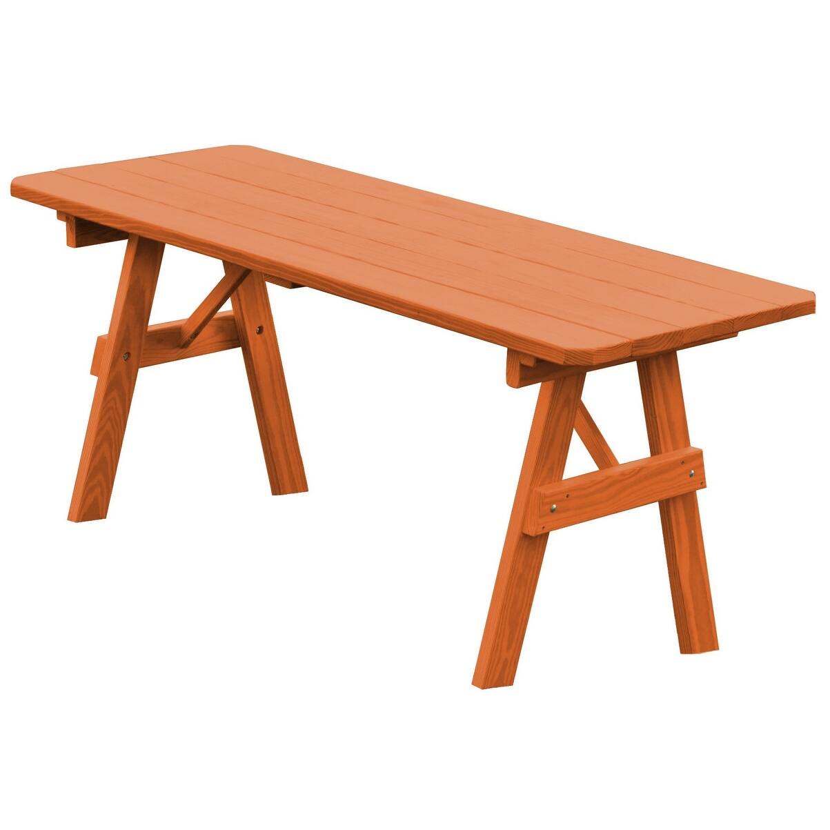 Pine 6' Traditional Picnic Table