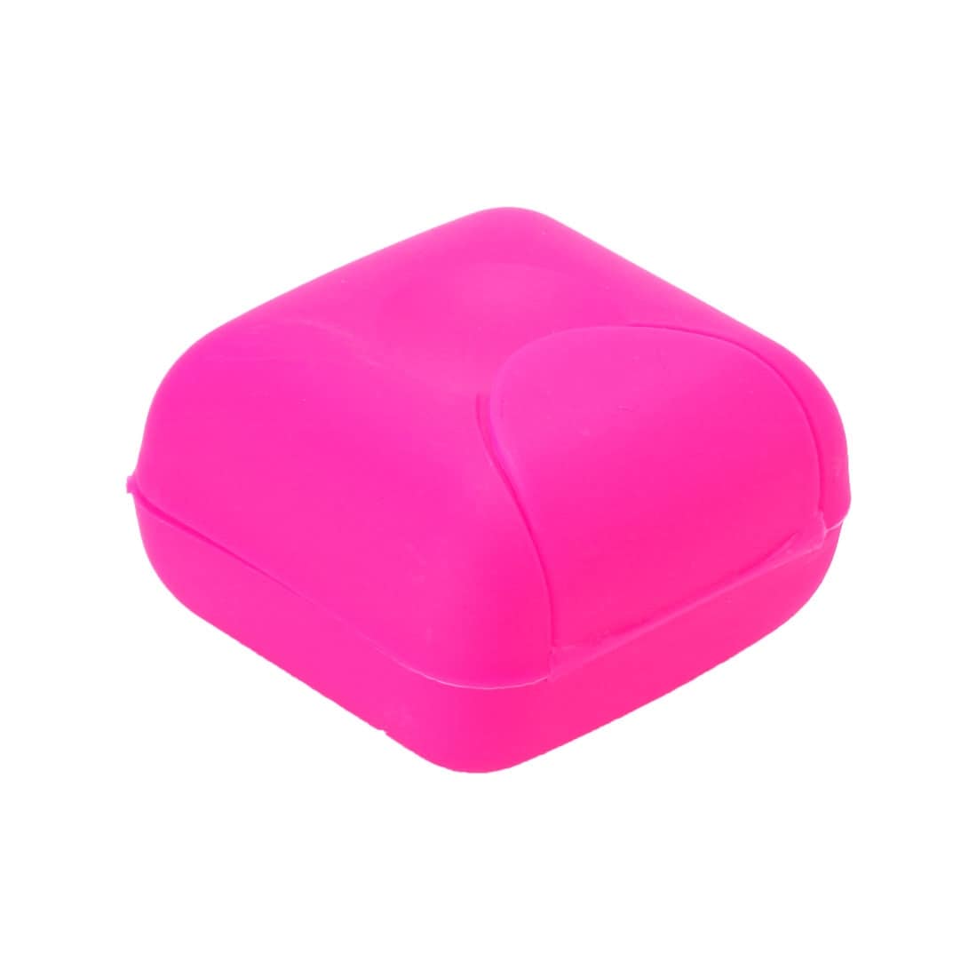 Plastic Houseware Travel Mini Soap Dish Box Holder Case Container - 2.6" x 2.6" x 1.6"(L*W*H)