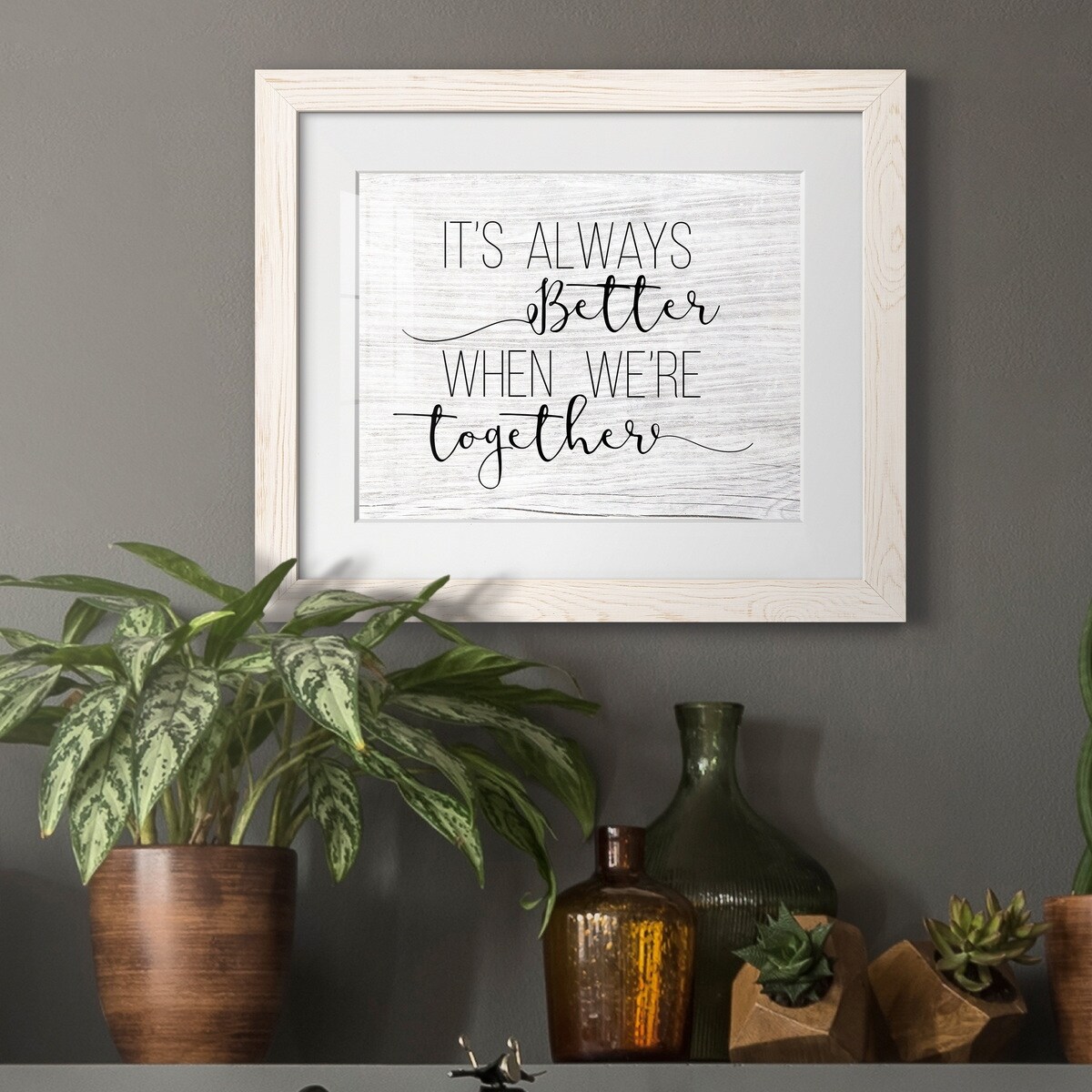 Always Better Together-Premium Framed Print - Ready to Hang