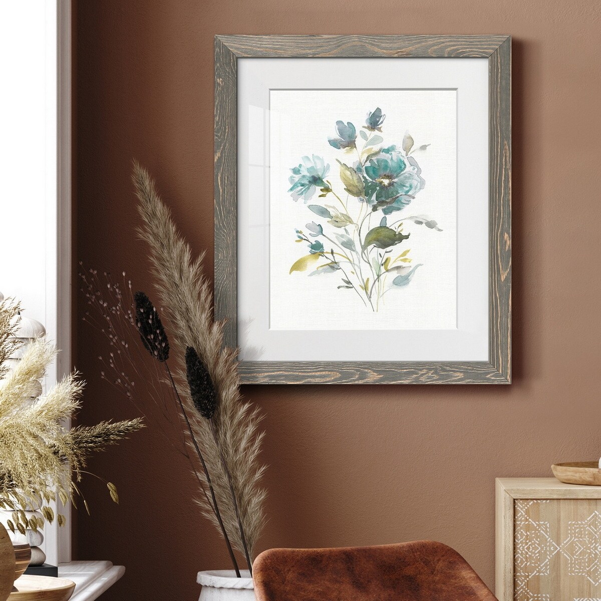 Linen Botanical I-Premium Framed Print - Ready to Hang