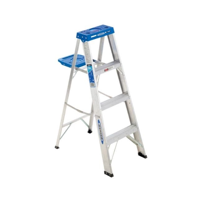 Werner Aluminum Step Ladder Type I - 5.5 x 18.8 x 50