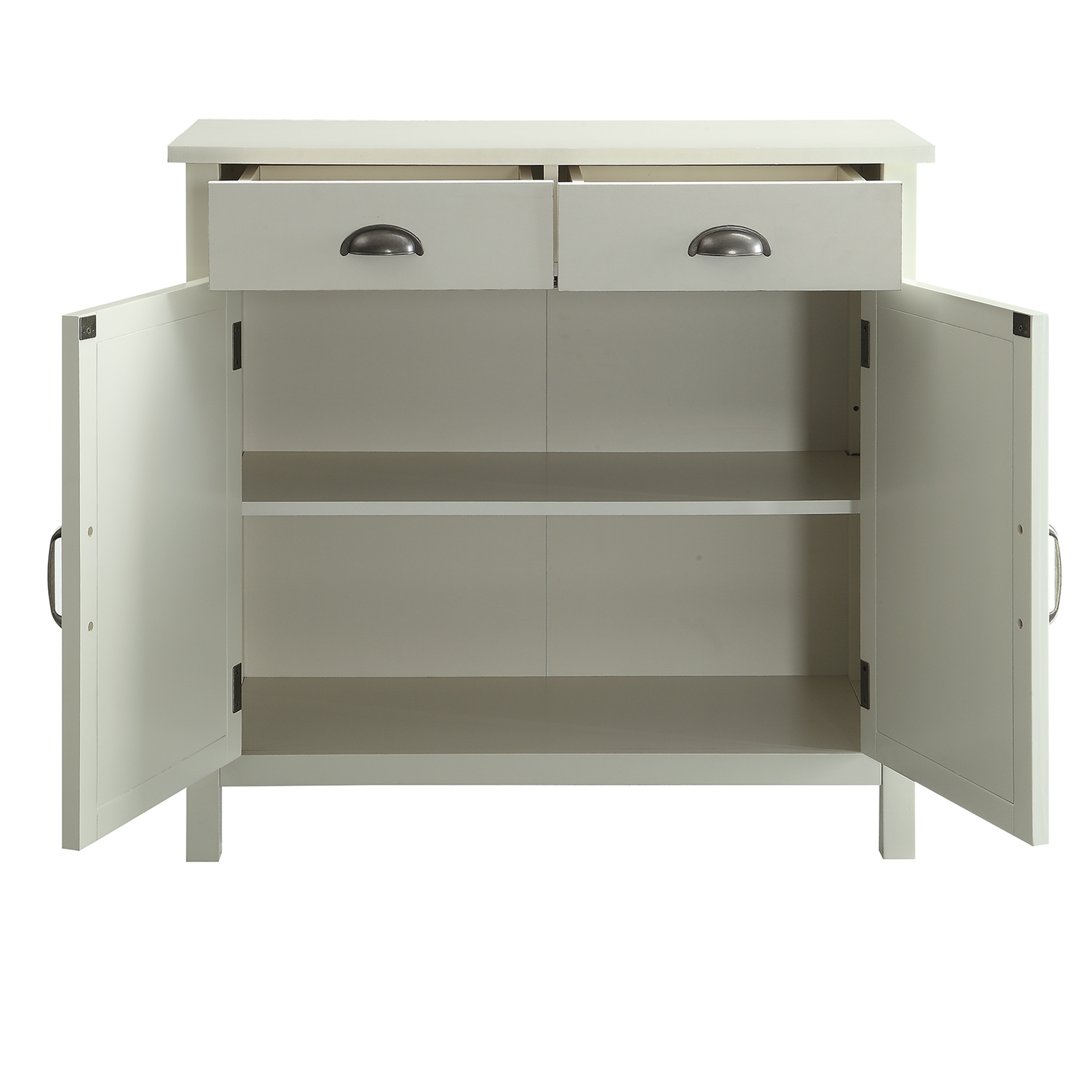 Accent Cabinet 2 Shutter Doors + 2 Drawers 32"Lx14"Wx31"H. By Belray