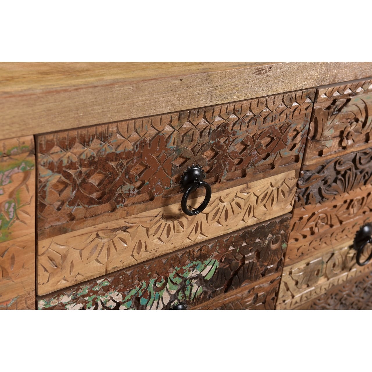 Reclaimed wood 3 drawers 2 door Buffet Cabinet - 36"High x 64"Long x 18"Wide