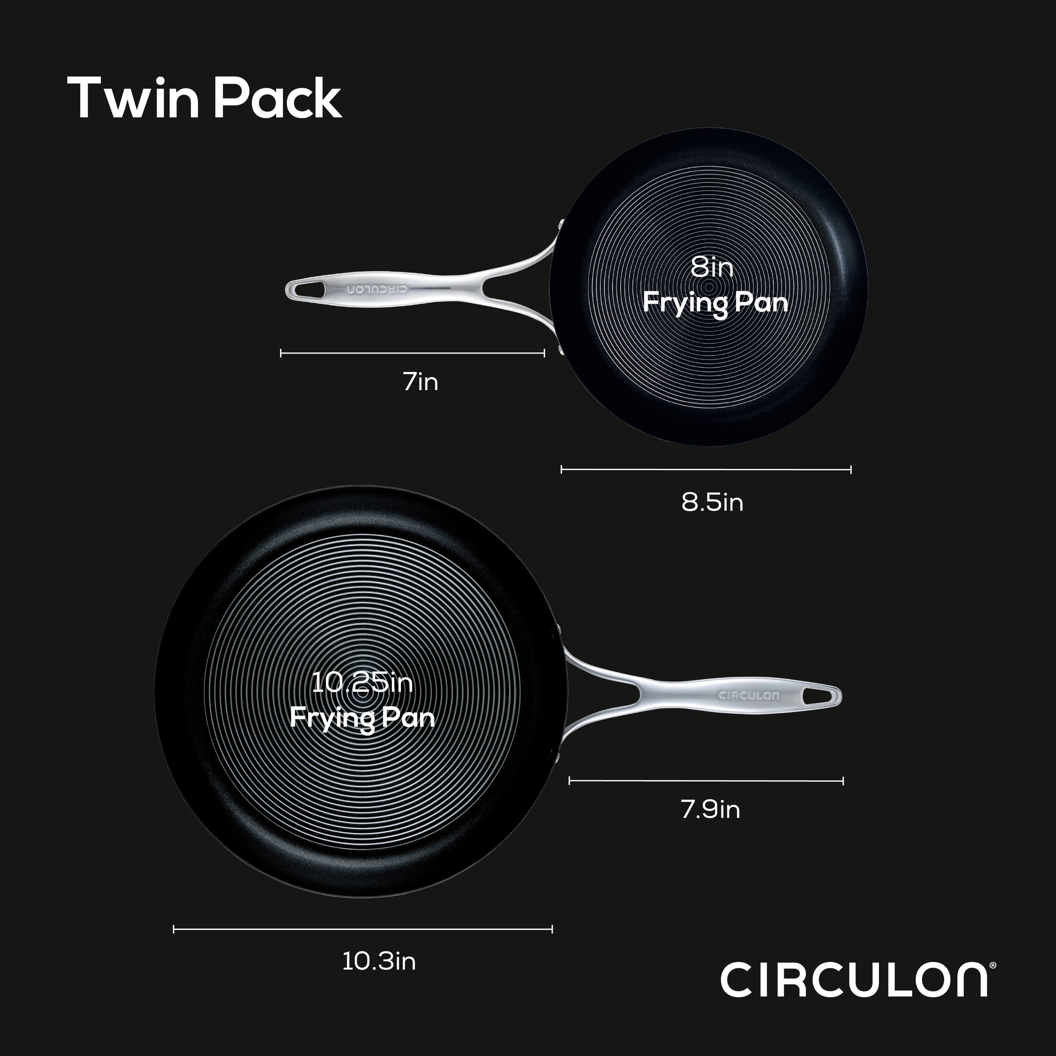 Circulon Stainless Steel Set with SteelShield Technology, 2-pc