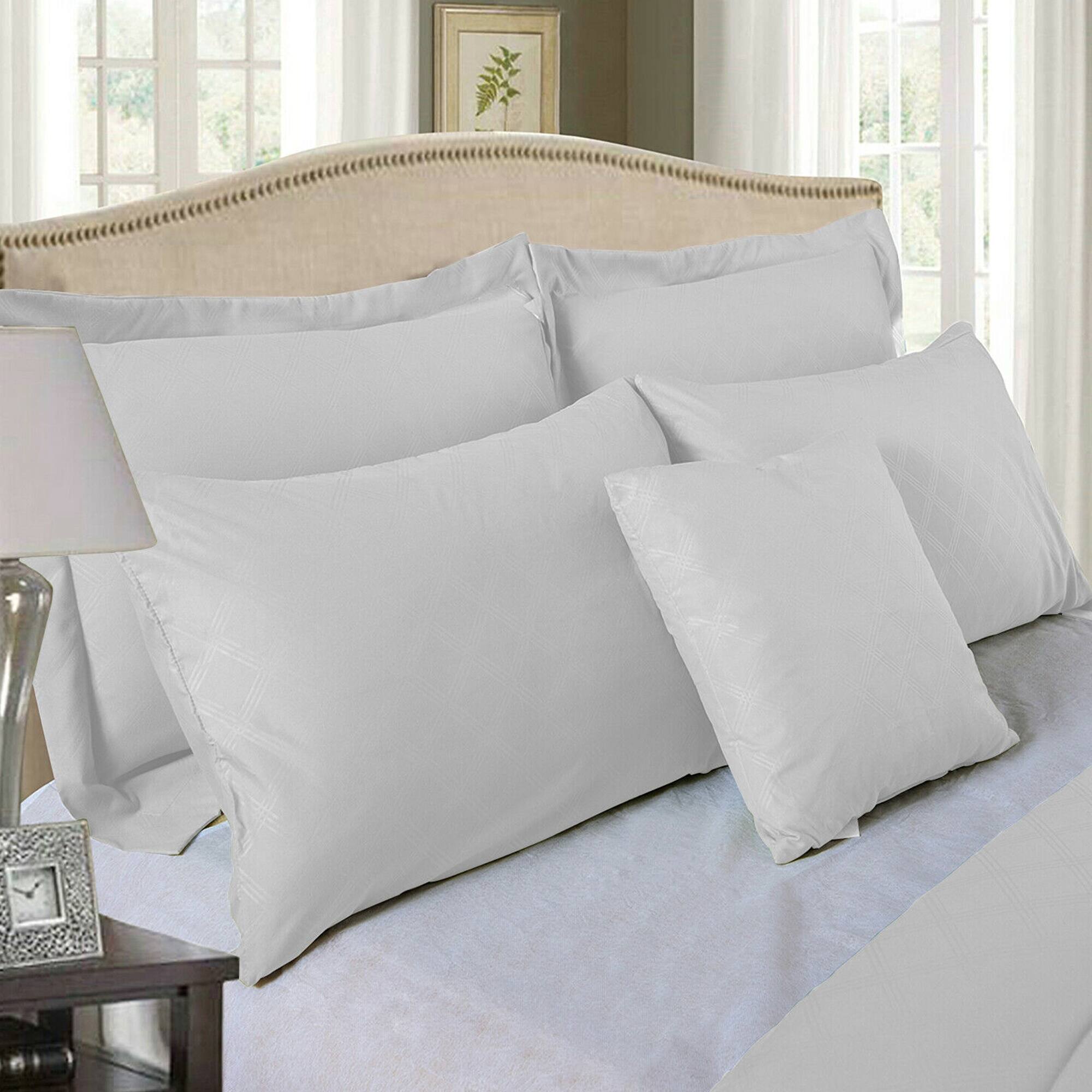 10 Piece Bed In A Bag Comforter Set Plaid Embossed King White