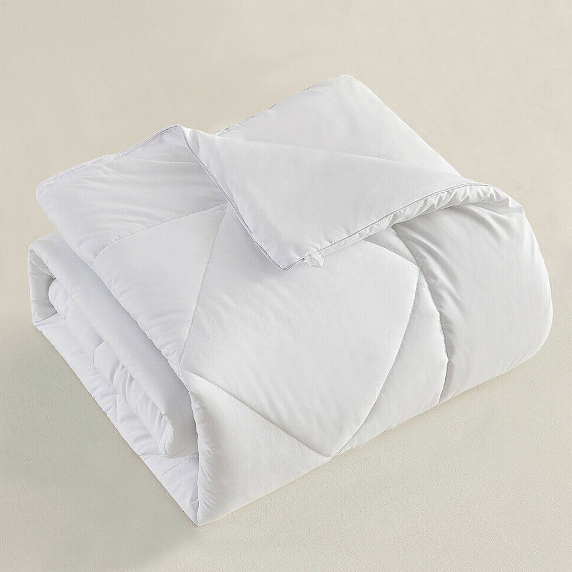 Ultra Soft Premium Down Alternative Reversible Comforter Queen White