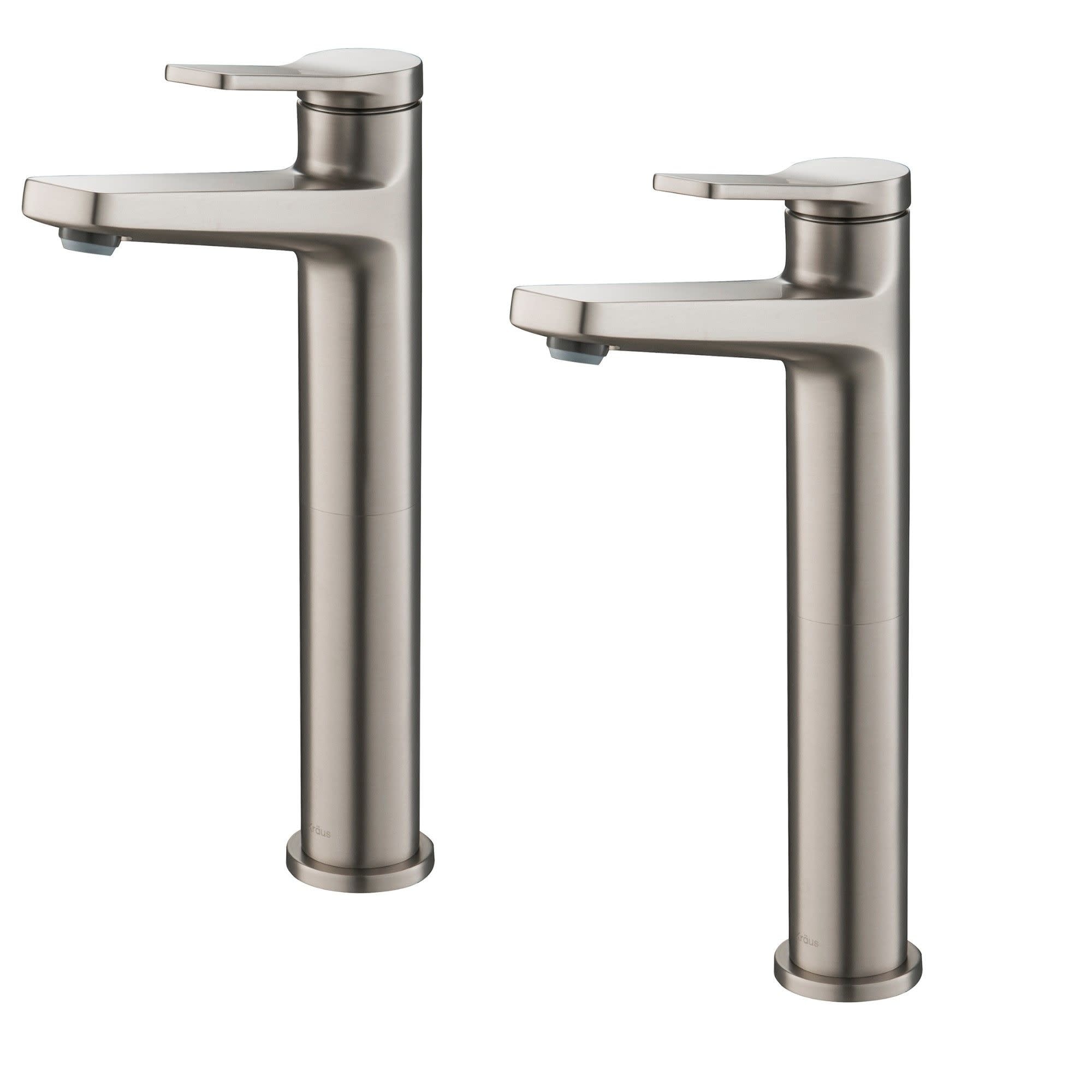 Kraus Pack of (2) Indy 1.2 GPM Vessel Single Hole Bathroom Faucet