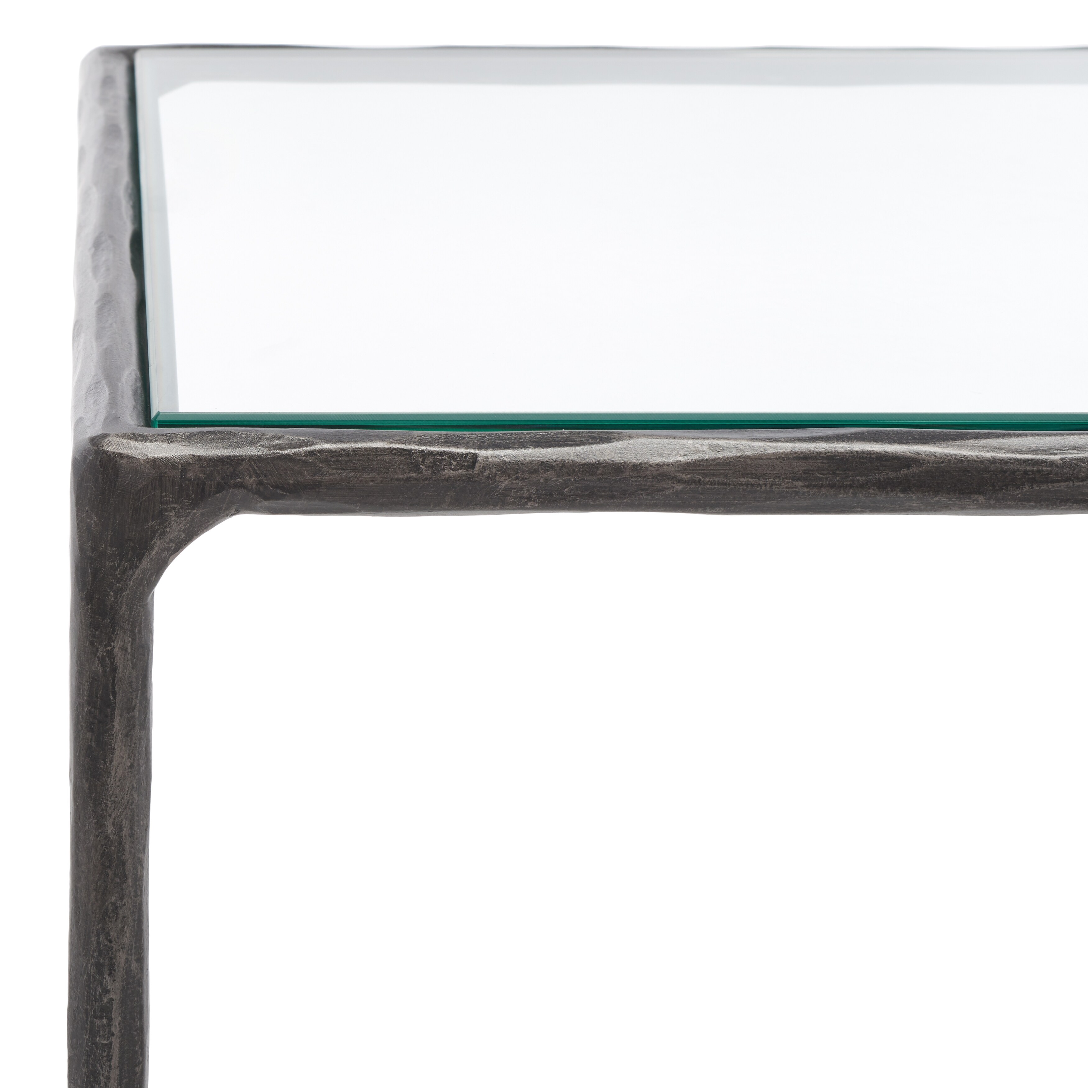 SAFAVIEH Couture Jessa Forged Metal Square End Table - 18" W x 18" L x 20" H