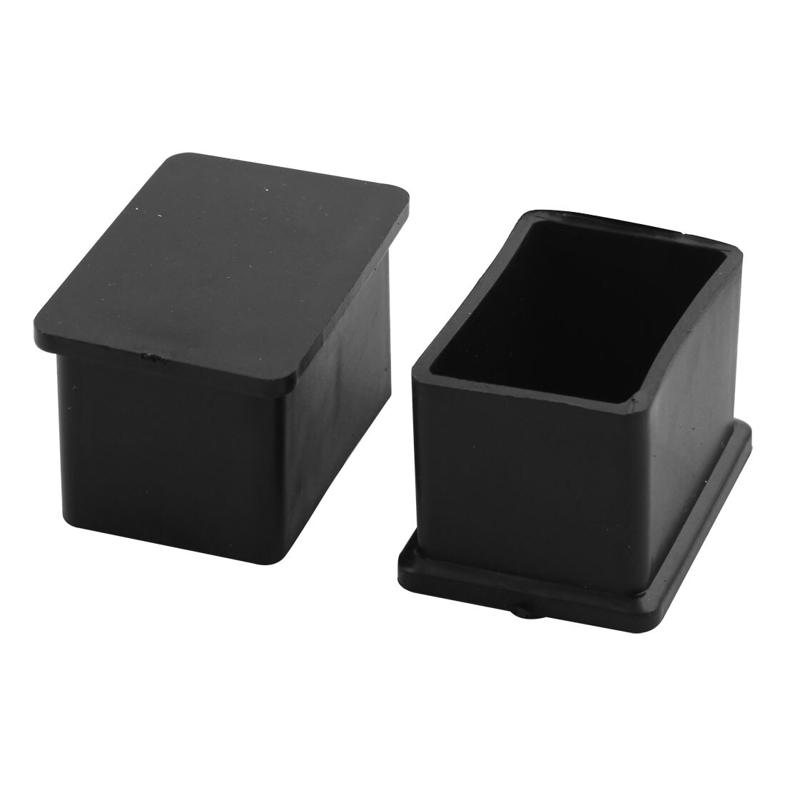 Furniture Table Rubber Anti Slip Leg Cap Foot Cover 38x25mm 12Pcs - Black - 1.8'' x 1.3'' x 1.1'' (L*W*H)