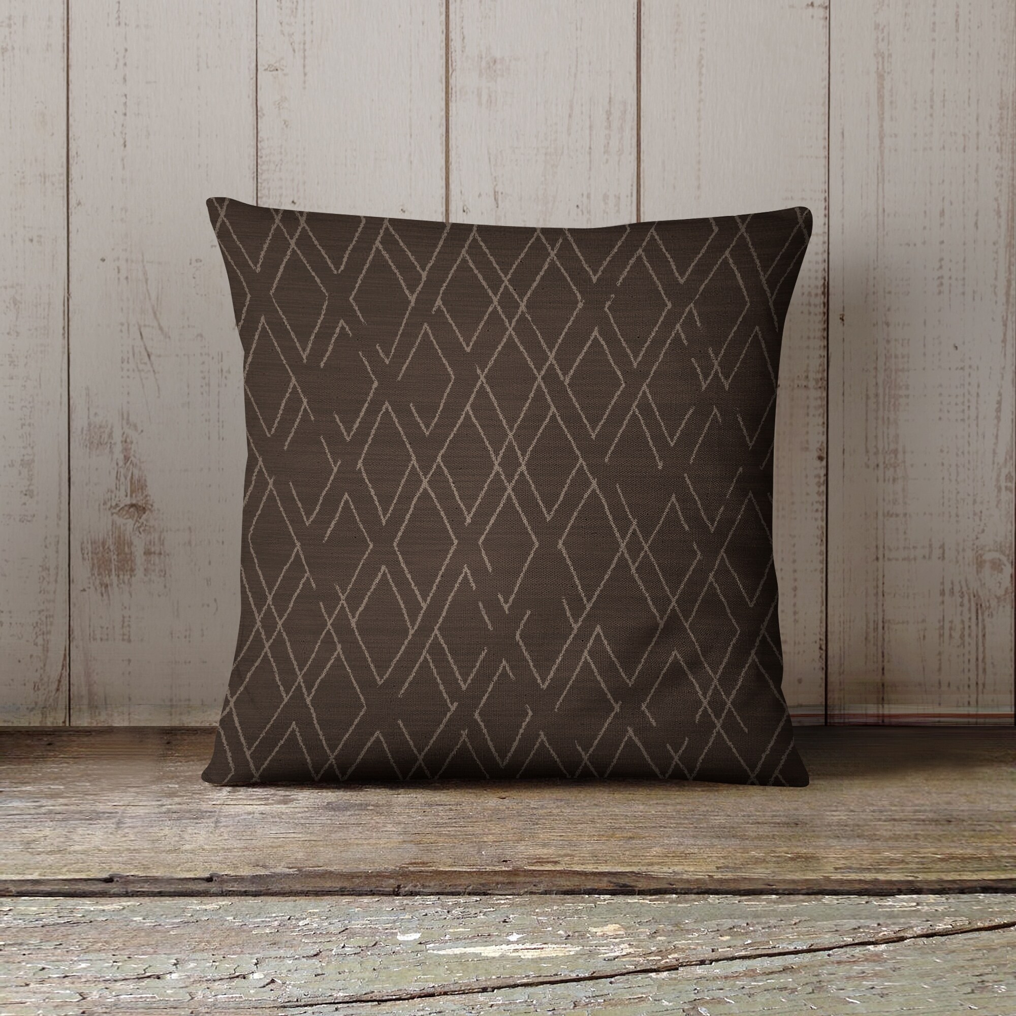 HATCH BROWN Indoor|Outdoor Pillow By Kavka Designs