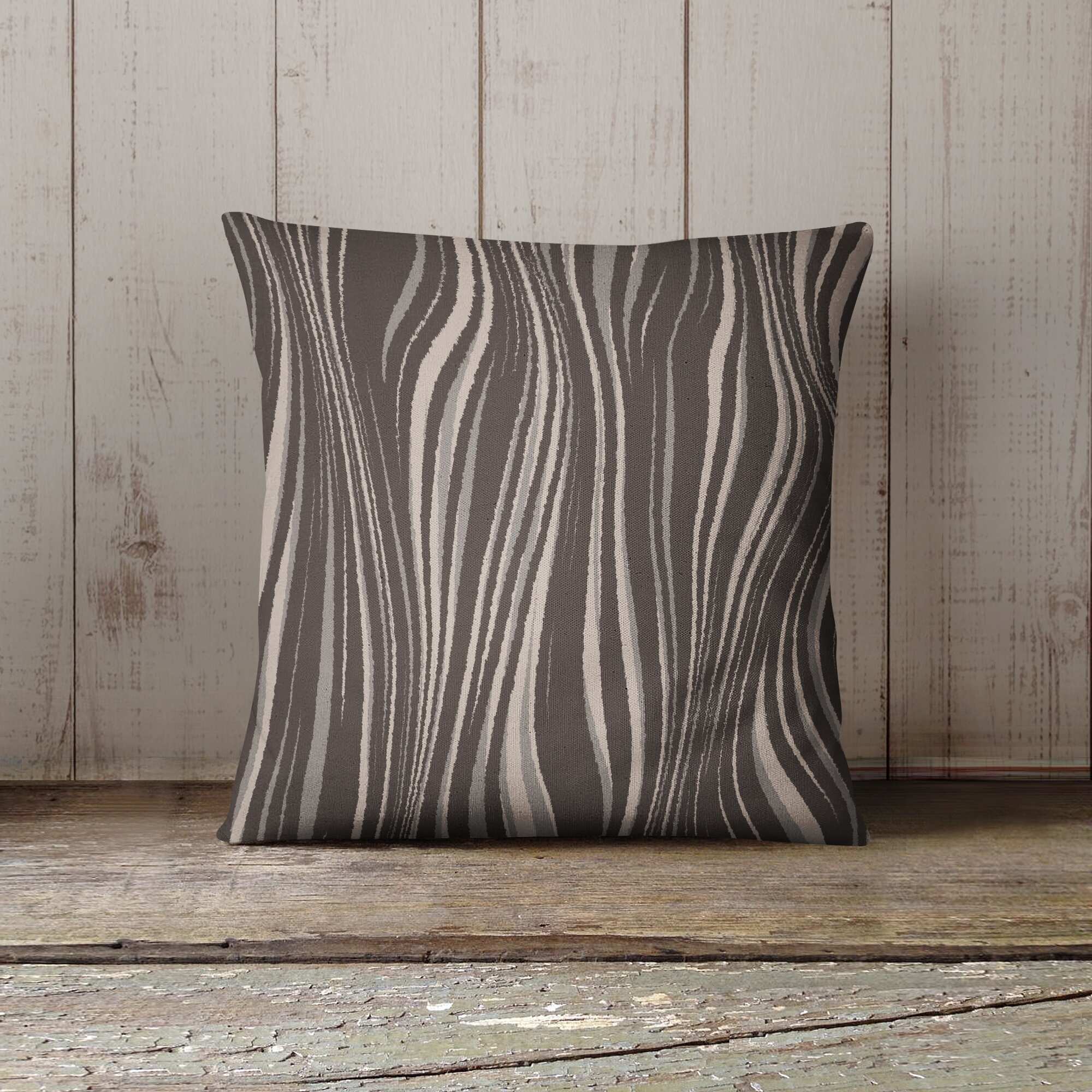 LAWLINS BROWN Indoor|Outdoor Pillow By Kavka Designs