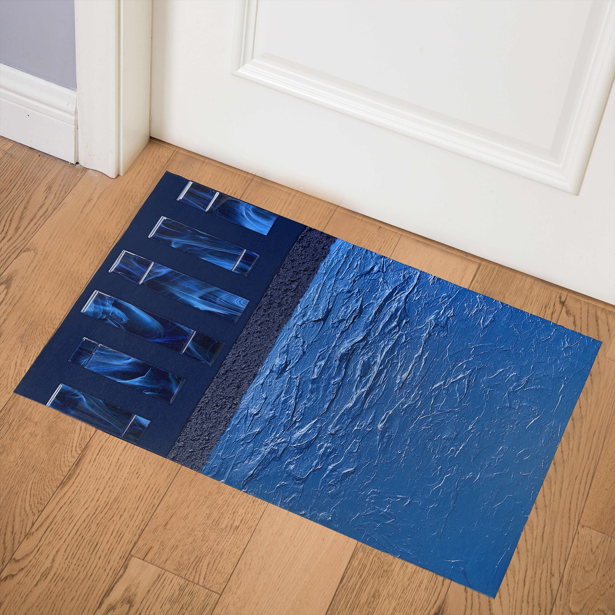 SAPPHIRE Indoor Floor Mat By Alyson McCrink