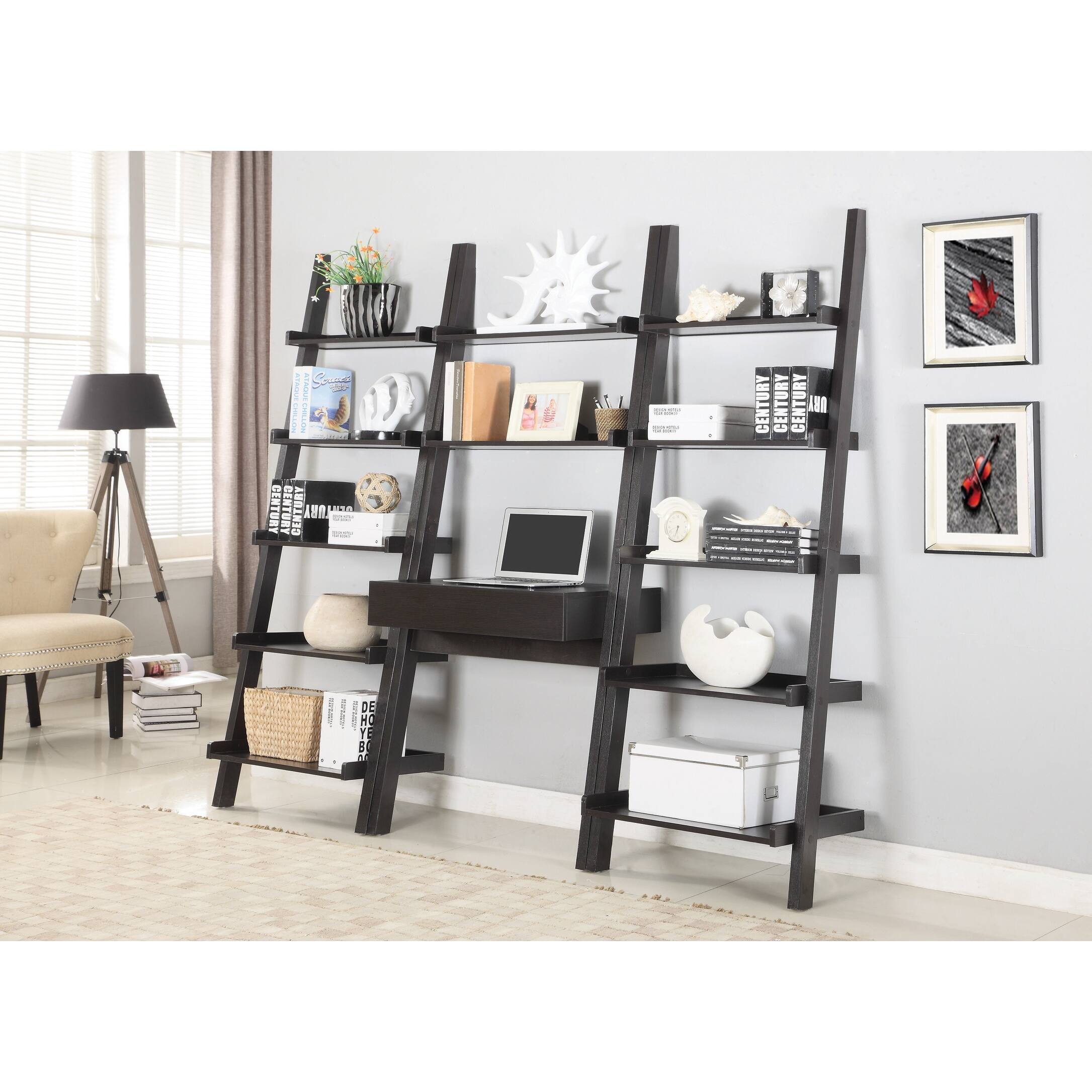 Sheridan Transitional Ladder Bookcase