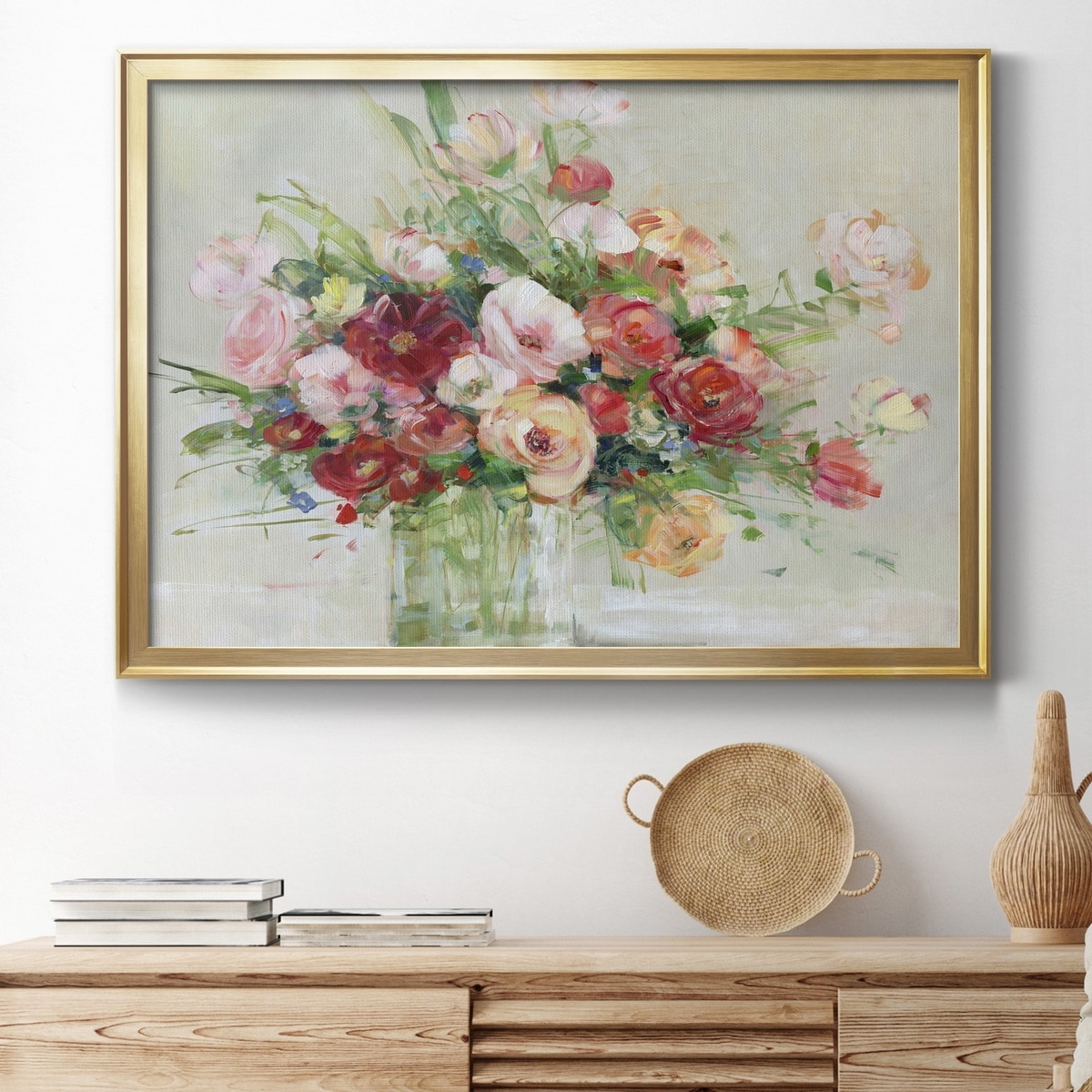 Just Peachy Premium Framed Canvas - Ready to Hang
