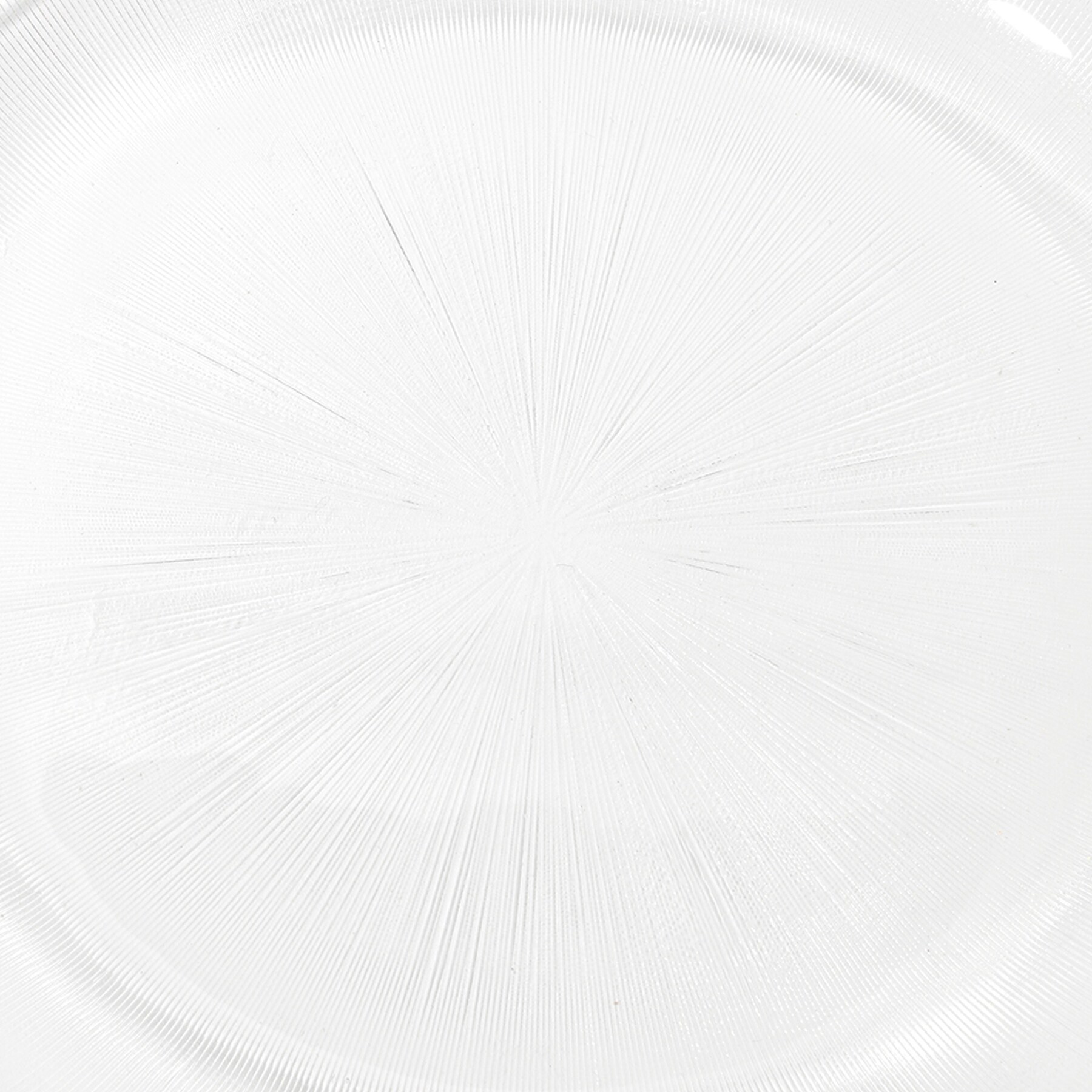 American Atelier Elite Glass Charger Plate with Black Rim 12.6"D