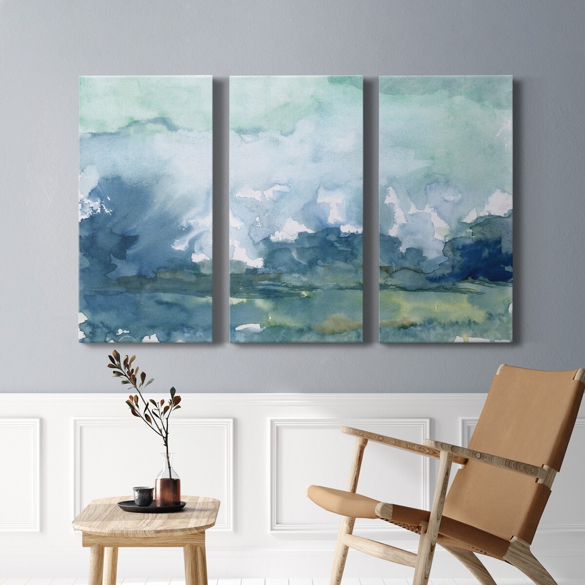 Distant Rain- Premium Gallery Wrapped Canvas - Ready to Hang