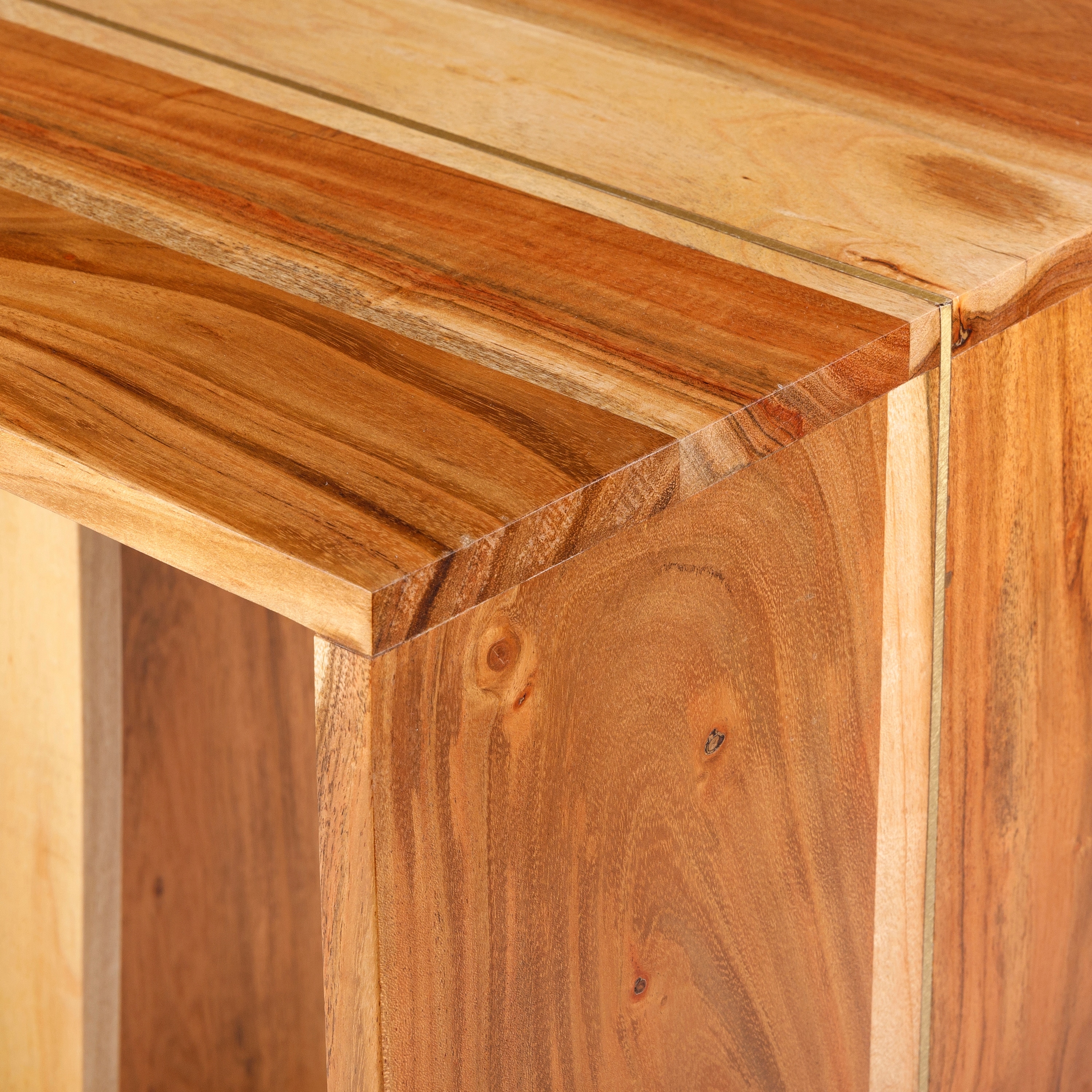 Hilding Minimalist Wood End Table - 20"H x 15"W x 16"D