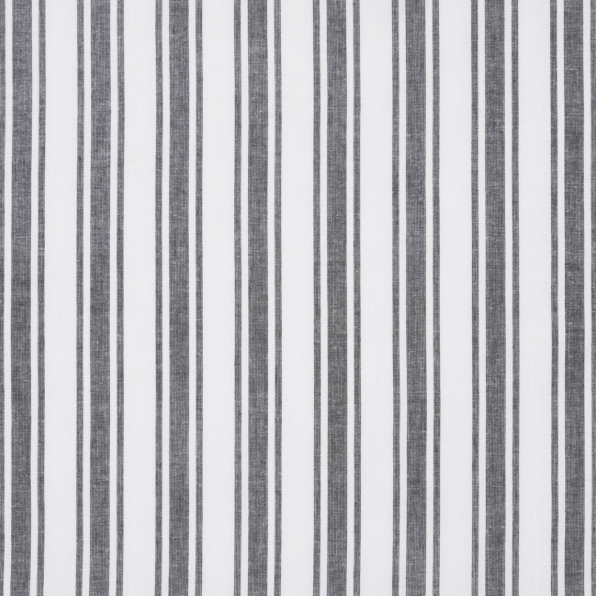 Sawyer Mill Black Ticking Stripe Prairie Long Panel Set of 2 84x36x18