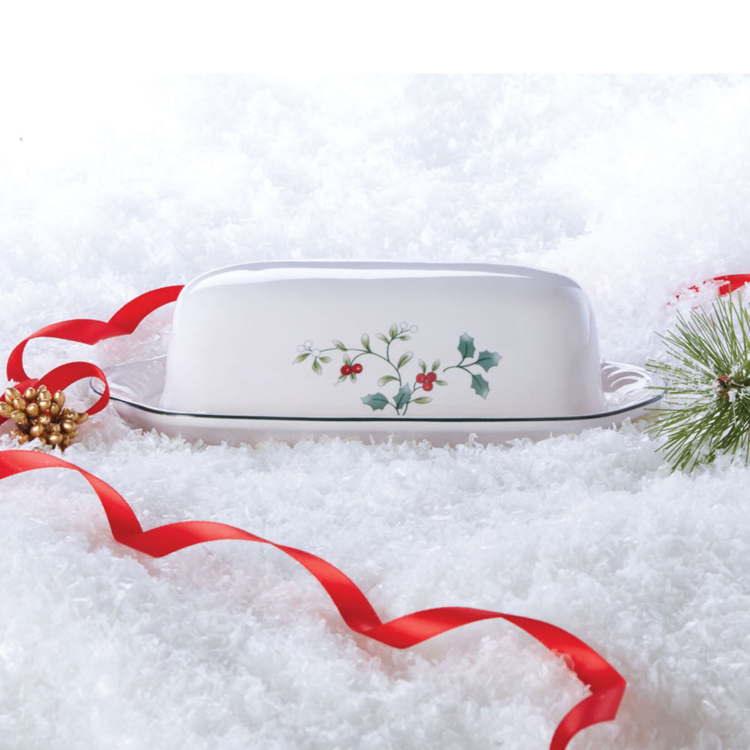 Pfaltzgraff Winterberry Covered Butter Dish - N/A