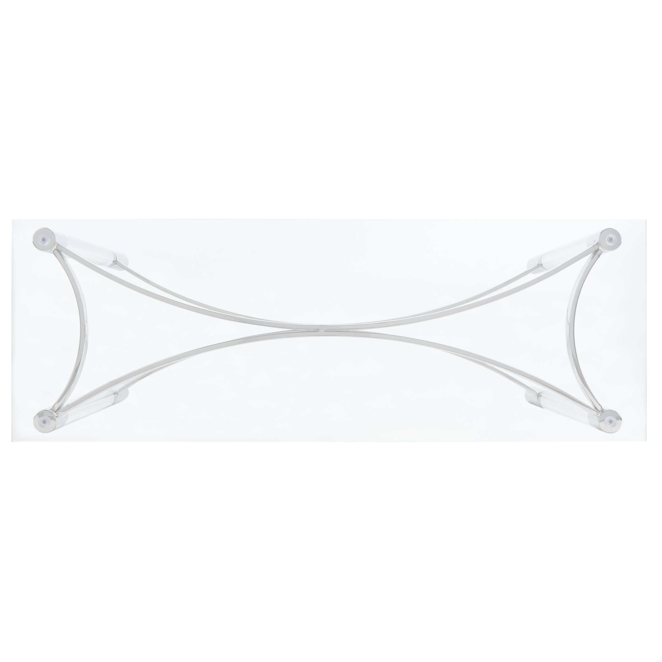 SAFAVIEH Couture Letty Acrylic Console Table - 47.2" W x 15.7" L x 30" H