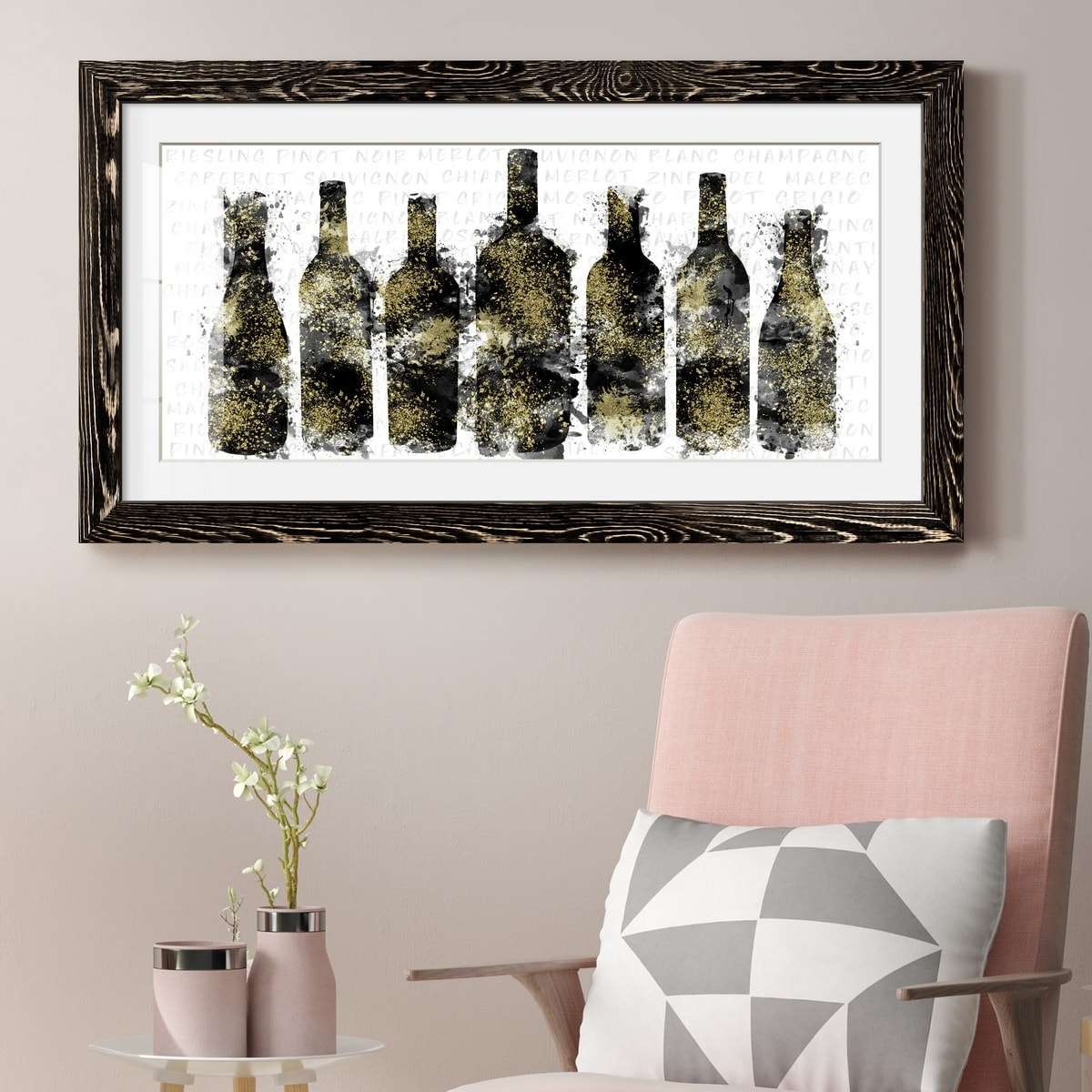 Wine Selection-Premium Framed Print - Ready to Hang