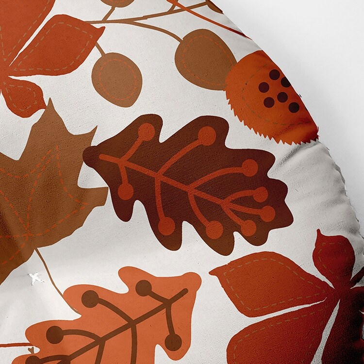 Fall Leaves Fall Design Tufted Floor Pillow