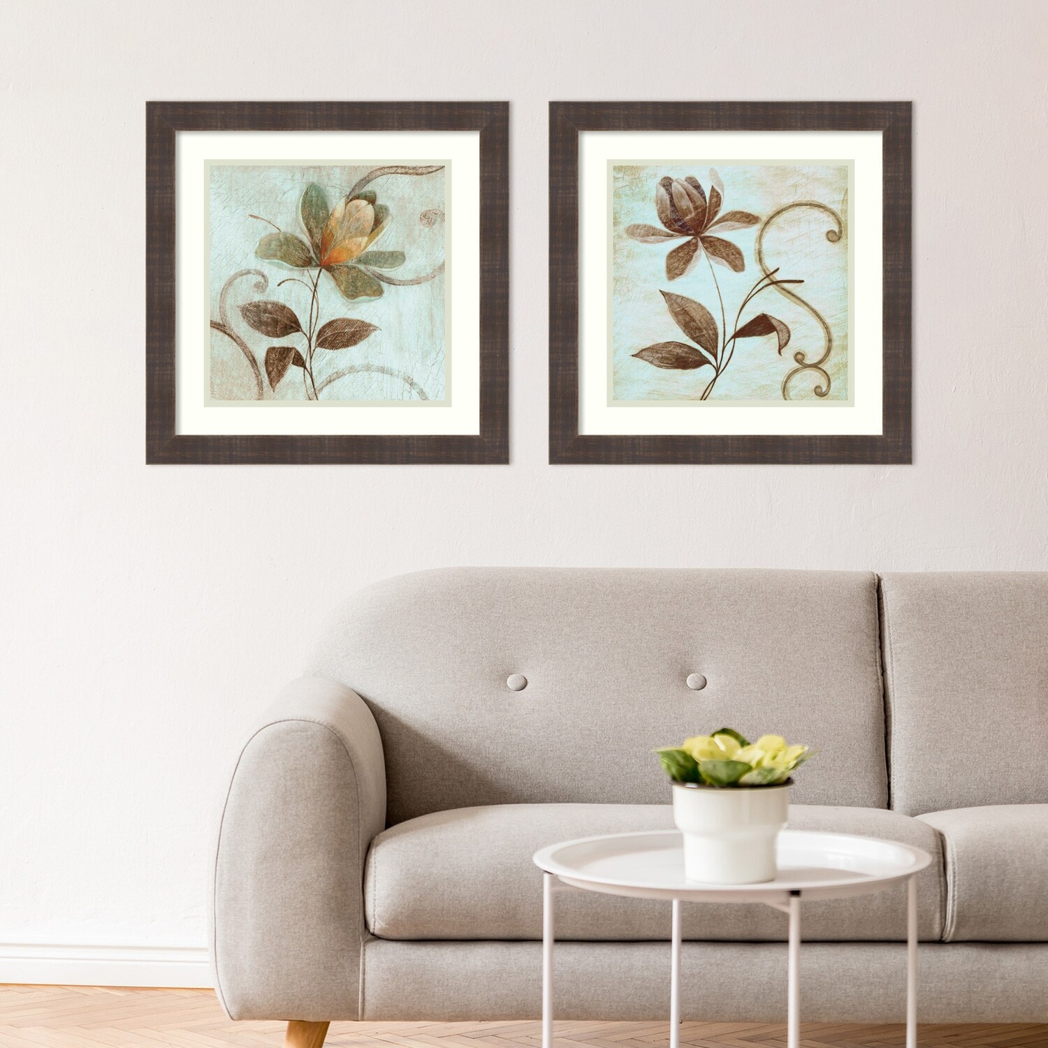 Floral Souvenir - set of 2 Framed Art Print