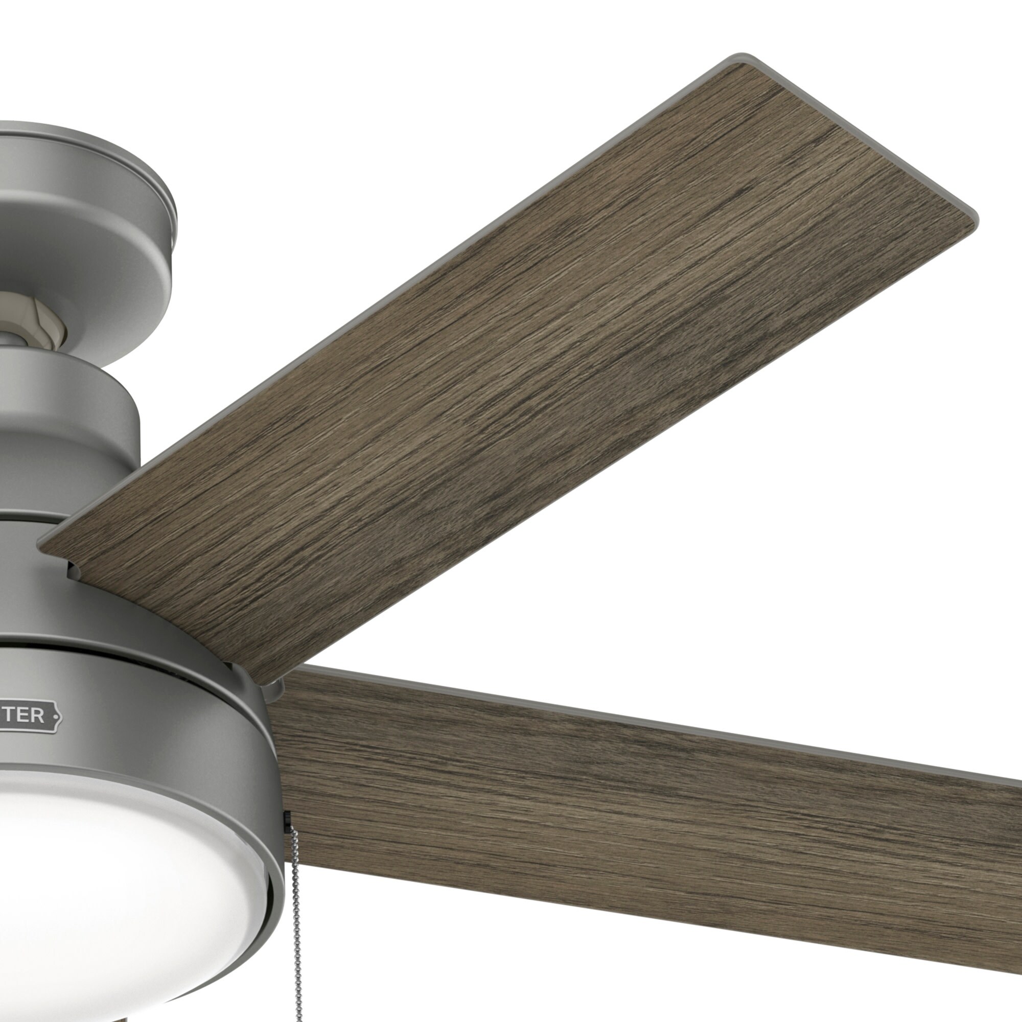 Hunter 44" Elliston Ceiling Fan with LED Light, Pull Chains