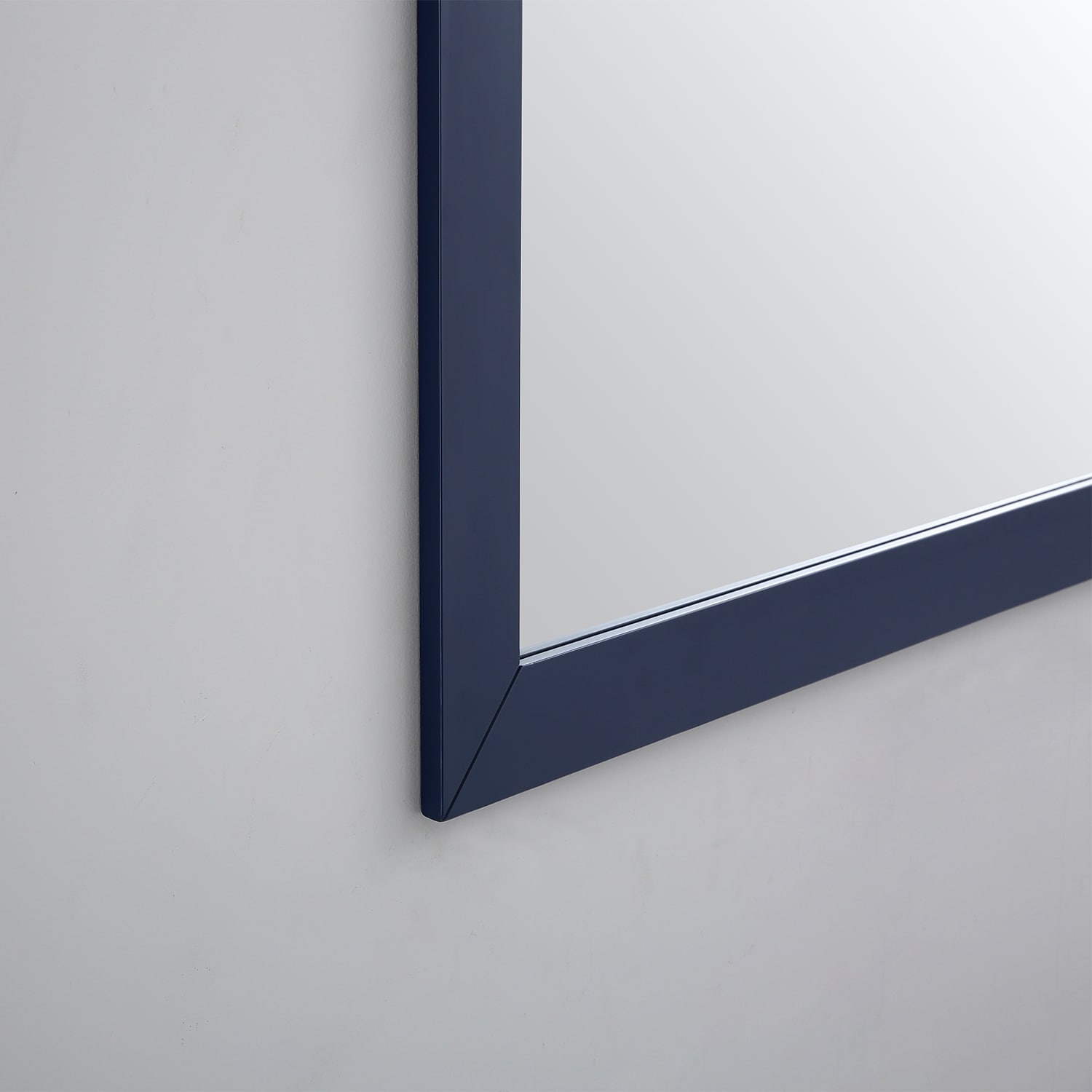 EVIVA Acclaim 36X30 Transitional Blue Bathroom Mirror