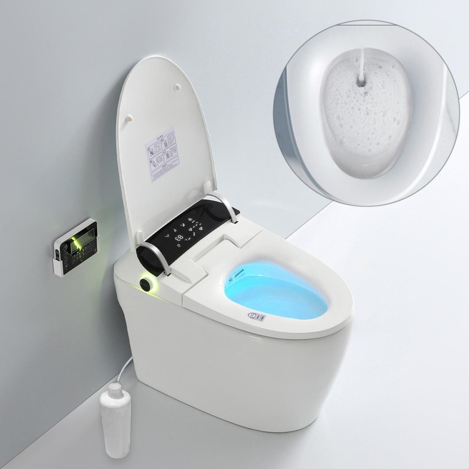 Bathroom Toilets With Advance Bidet And Soft Closing Seat