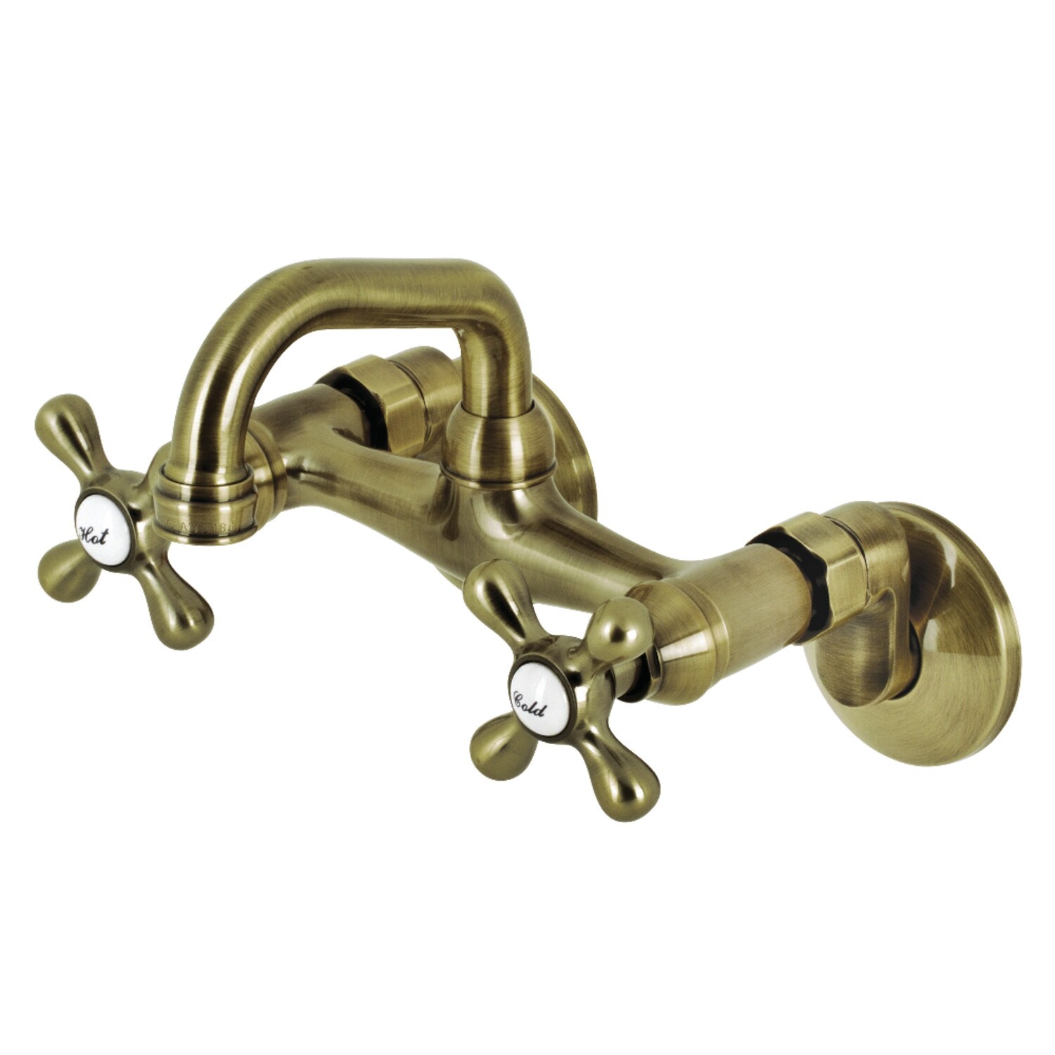 Kingston Brass Two-Handle Wall Mount Bar Faucet