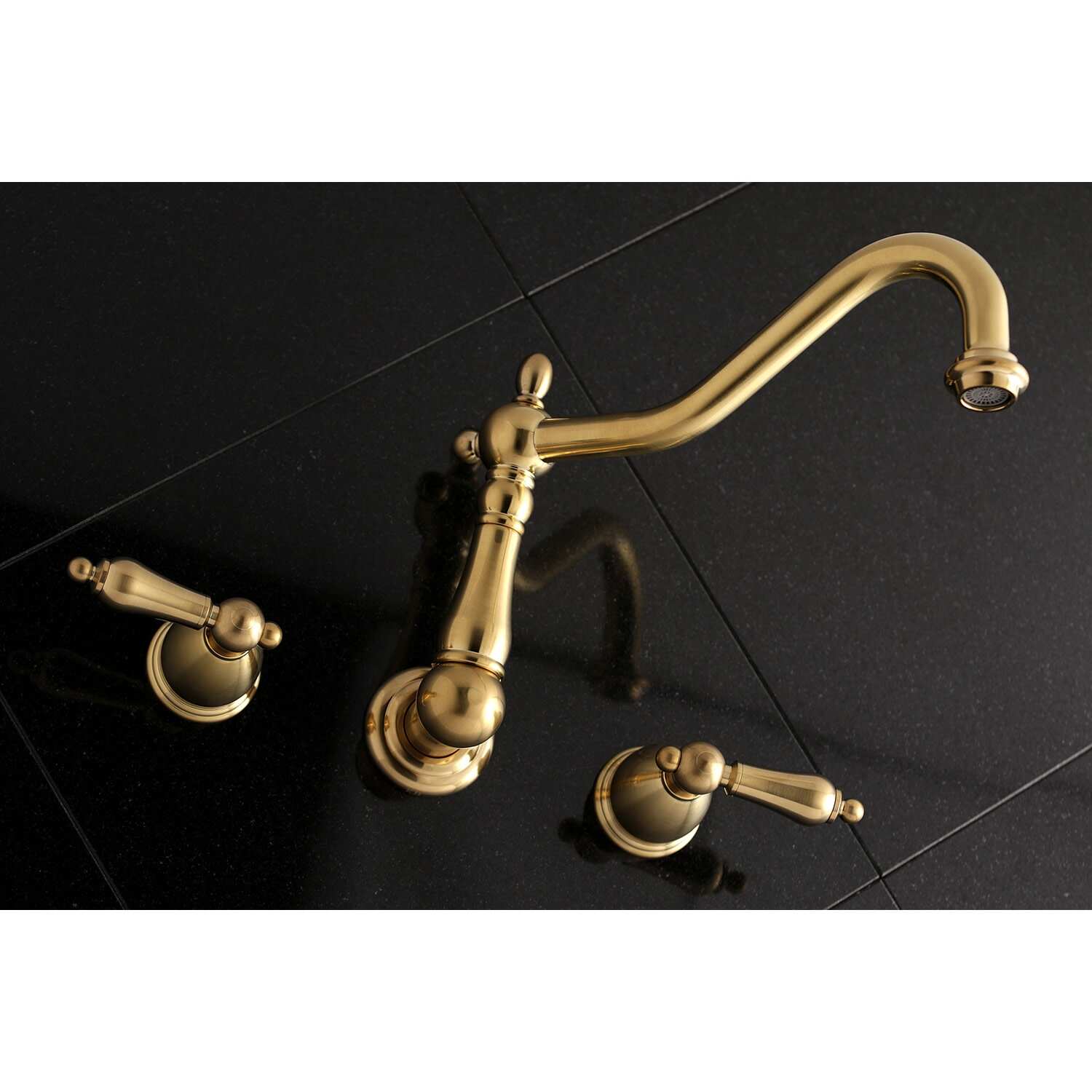 Heritage 3-Hole Wall Mount Roman Tub Faucet
