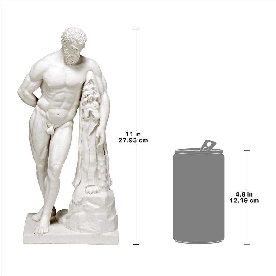 Design Toscano Farnese Hercules Marble Resin Statue