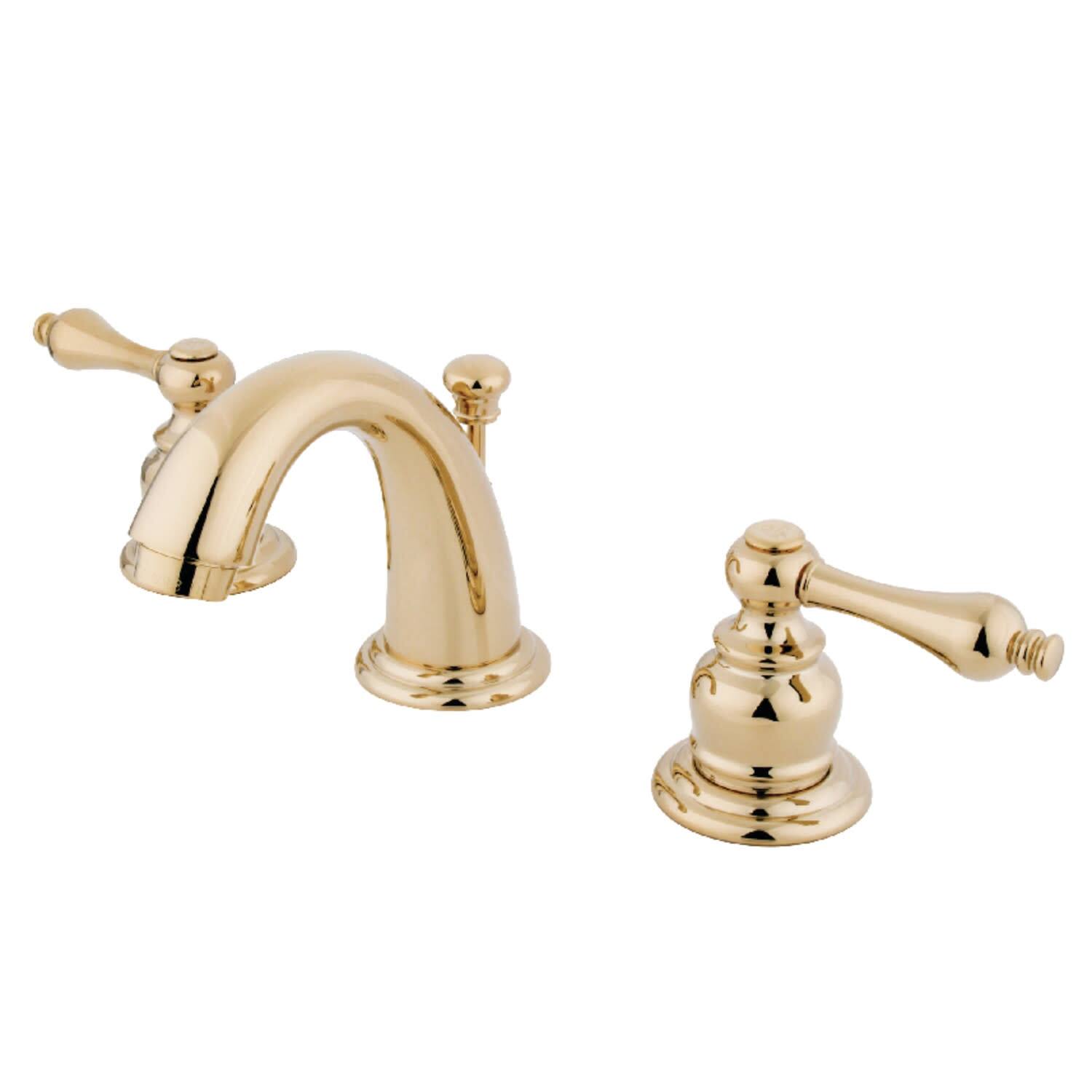 Kingston Brass English Country Widespread Bathroom Faucet with Pop-Up