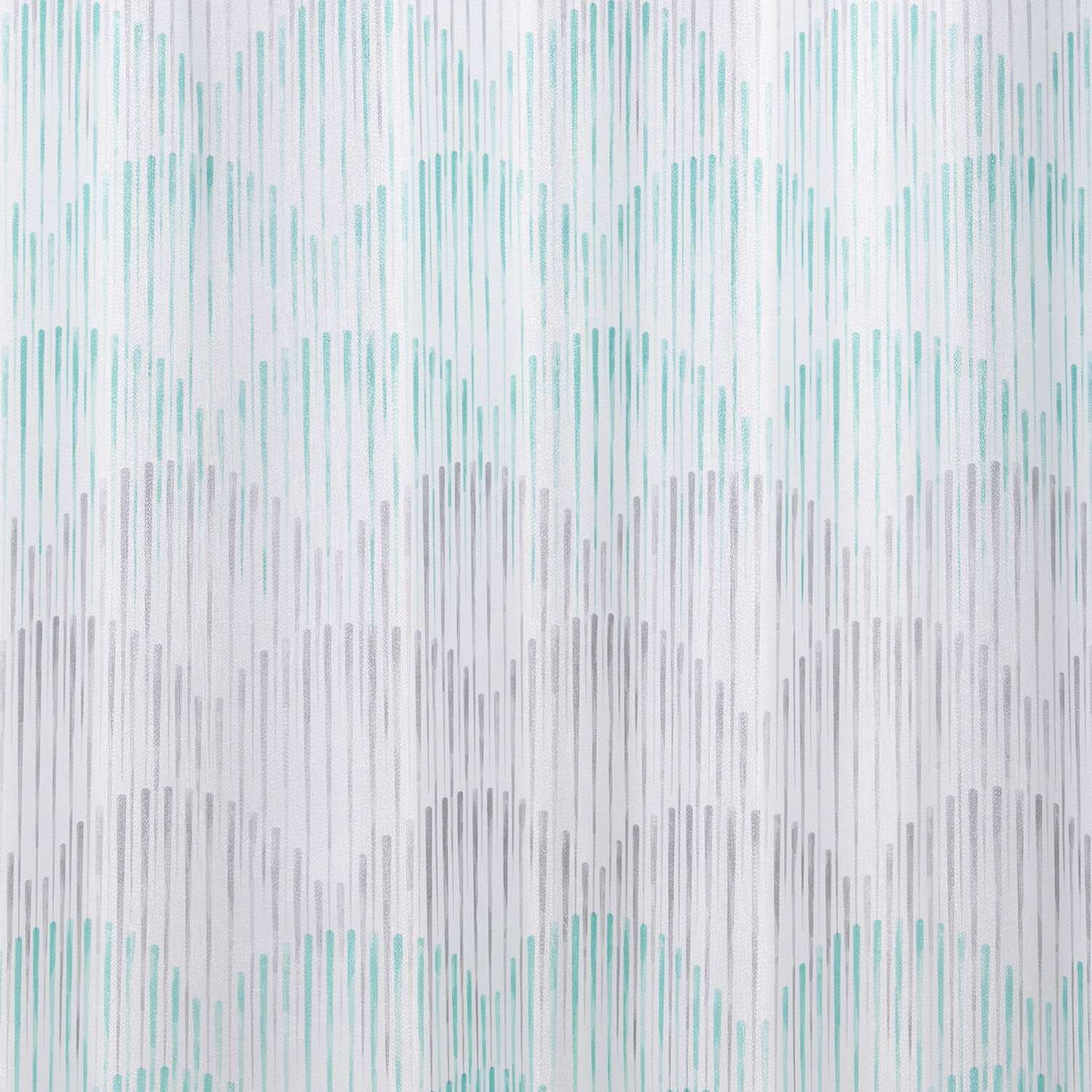 Ombre Wave Shower Curtain Aqua