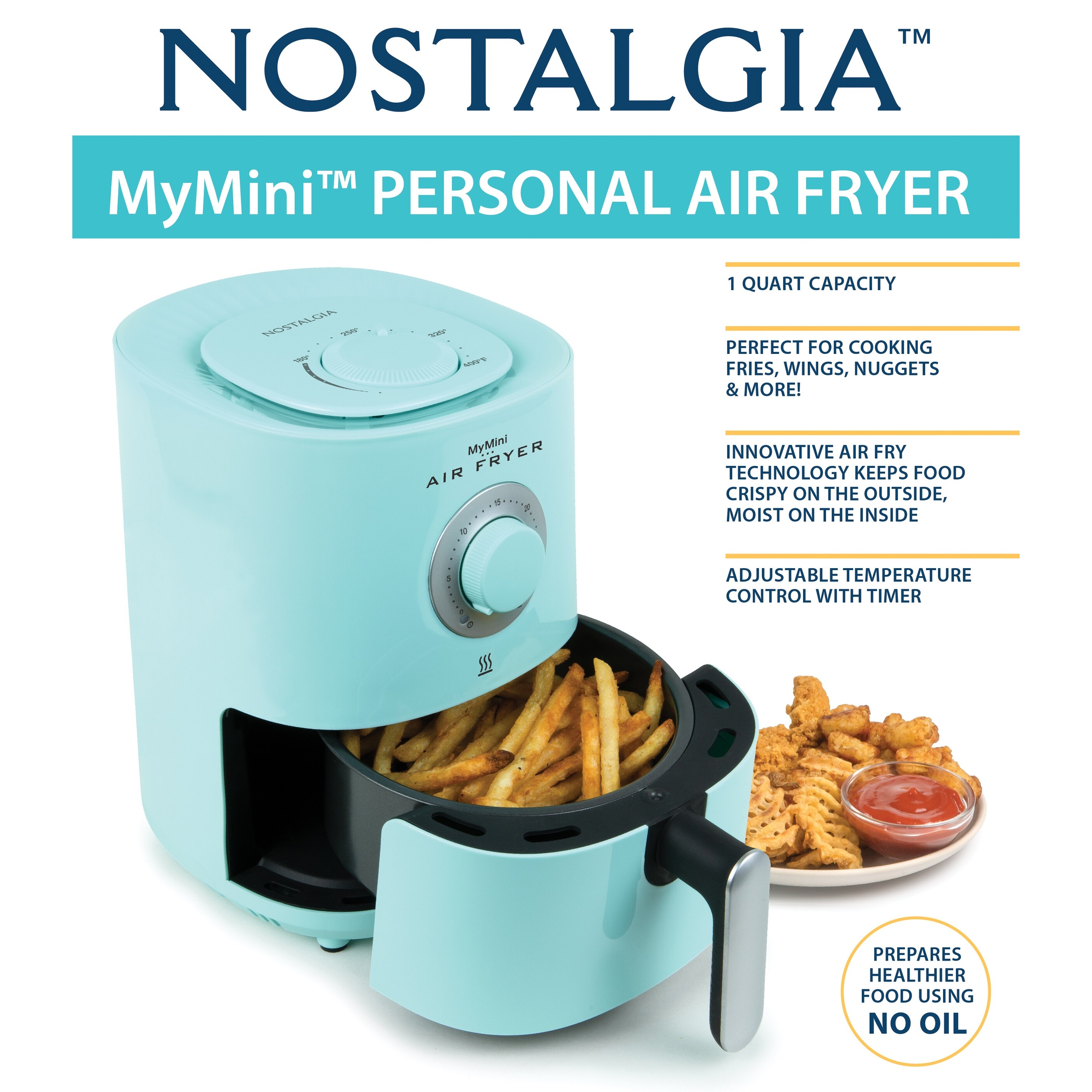 Nostalgia MyMini 1 Qt Air Fryer