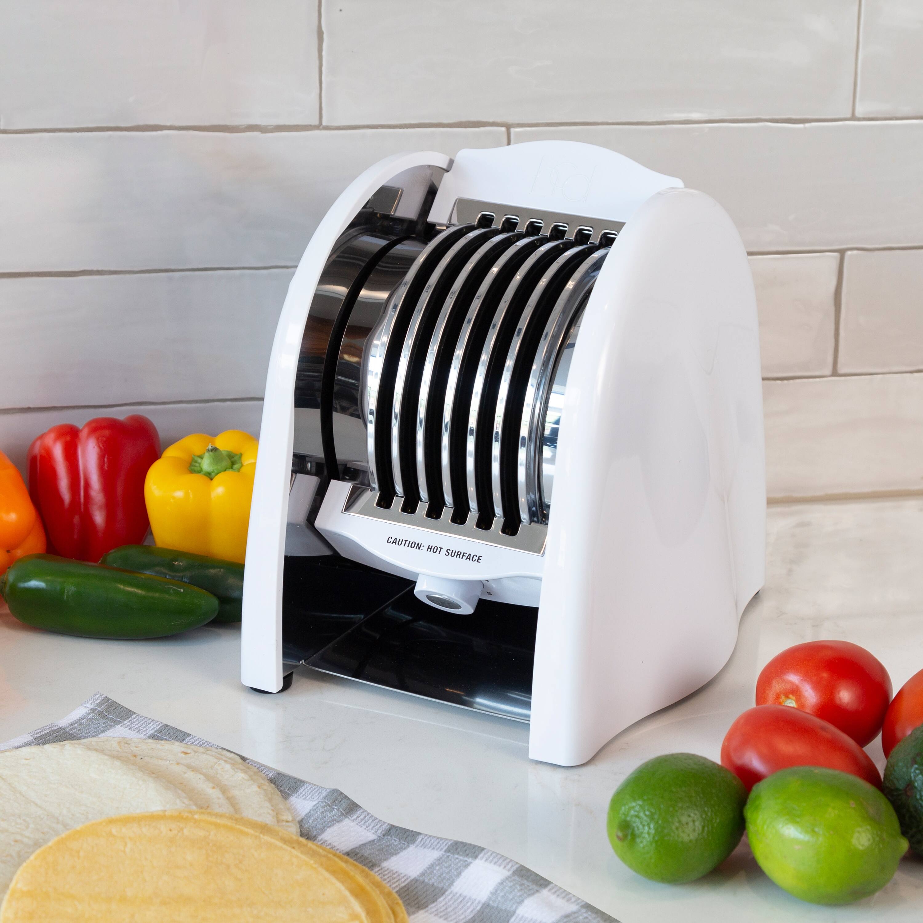 Electric Tortilla Toaster, White