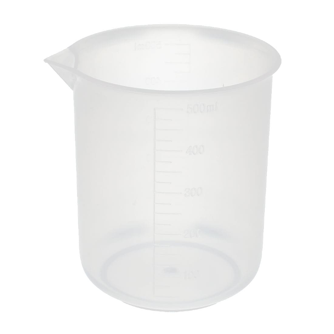 Kitchen 500mL Clear Plastic Measuring Cup Jug Pour Spout Container