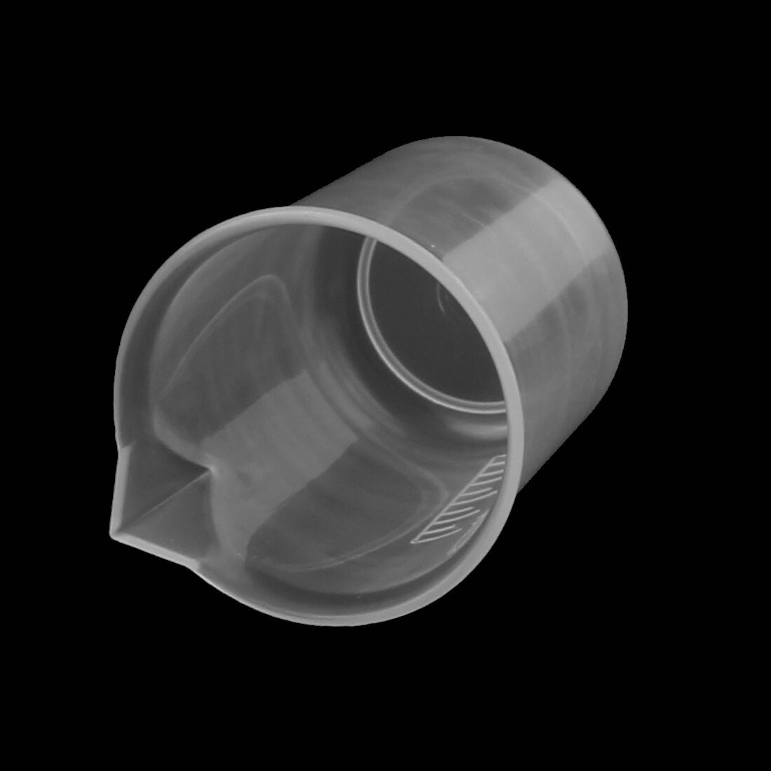 5 pcs Kitchen Lab 50mL Plastic Measuring Cup Jug Pour Spout Container - Clear