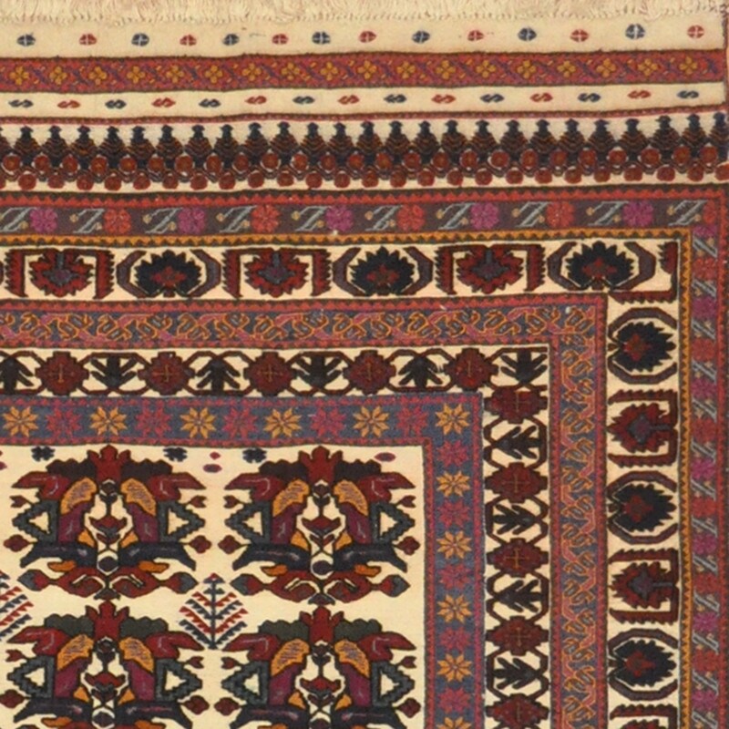 HERAT ORIENTAL Handmade Soumak Wool Kilim - 6' x 8'11