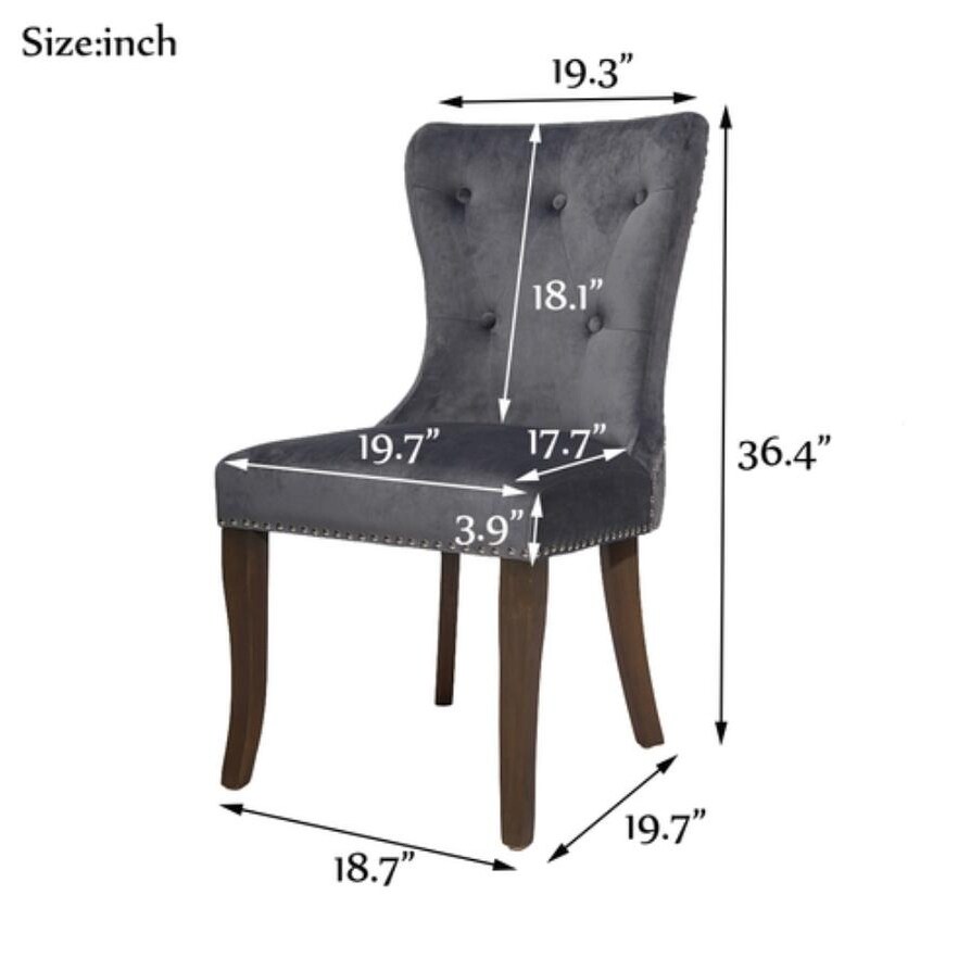Armless Home/Office Accent Chair with set of 6