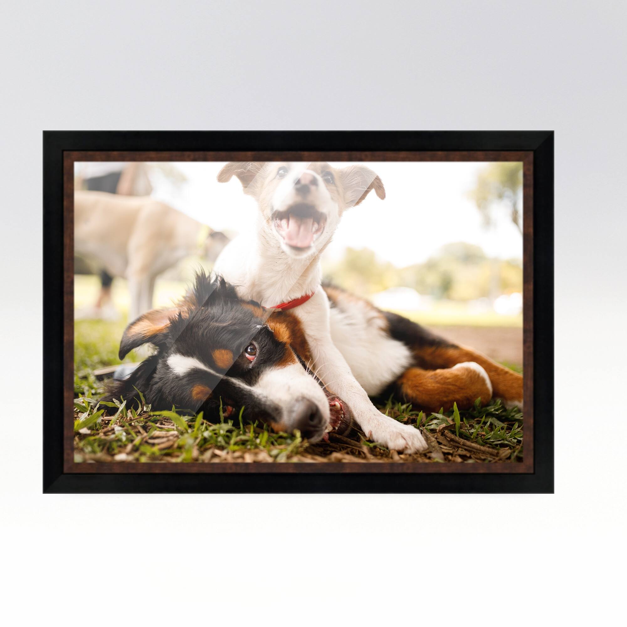 11x6 Black Picture Frame - Wood Picture Frame Complete with UV