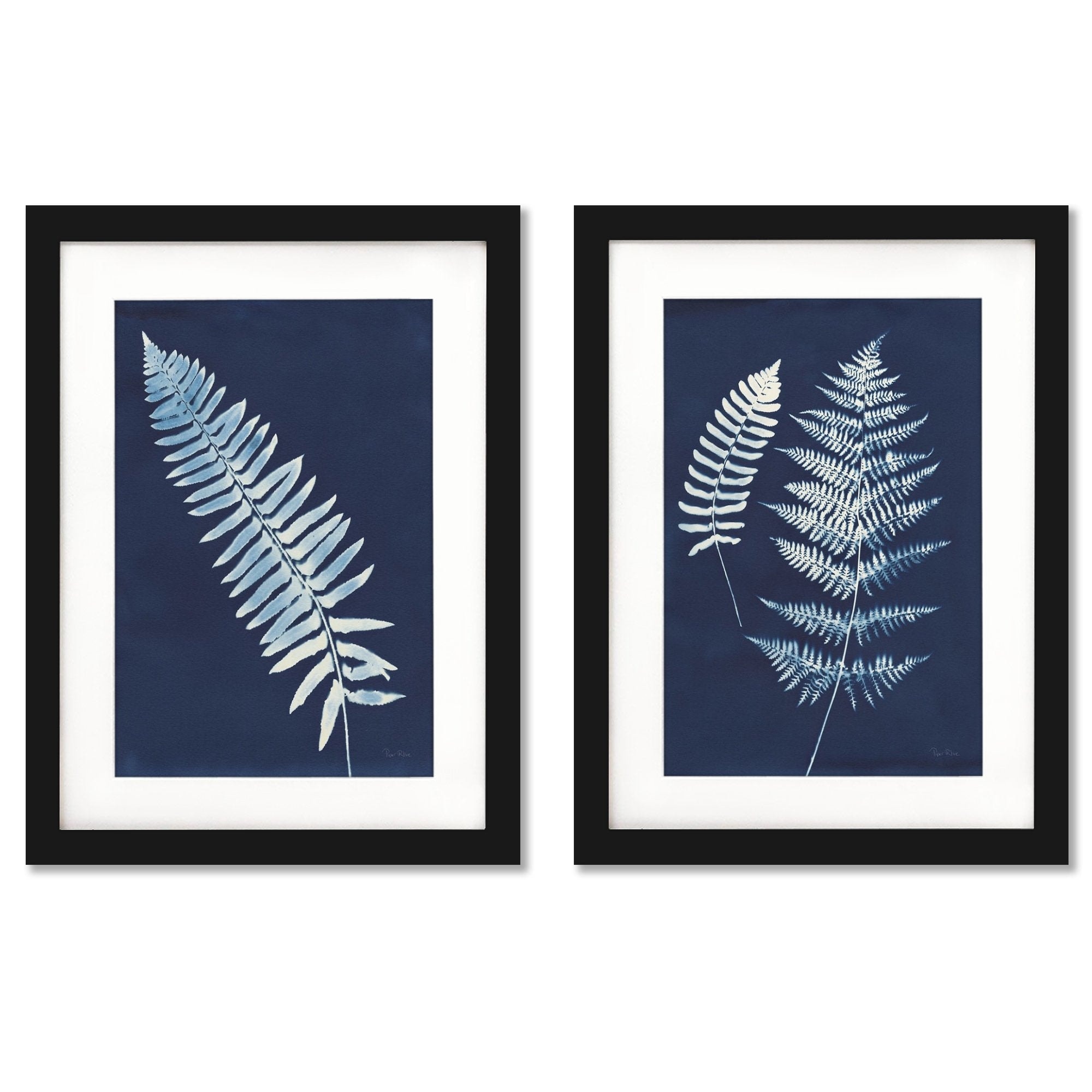 Leaf Imprints by Piper Rhue - 2 Piece Gallery Framed Print Art Set