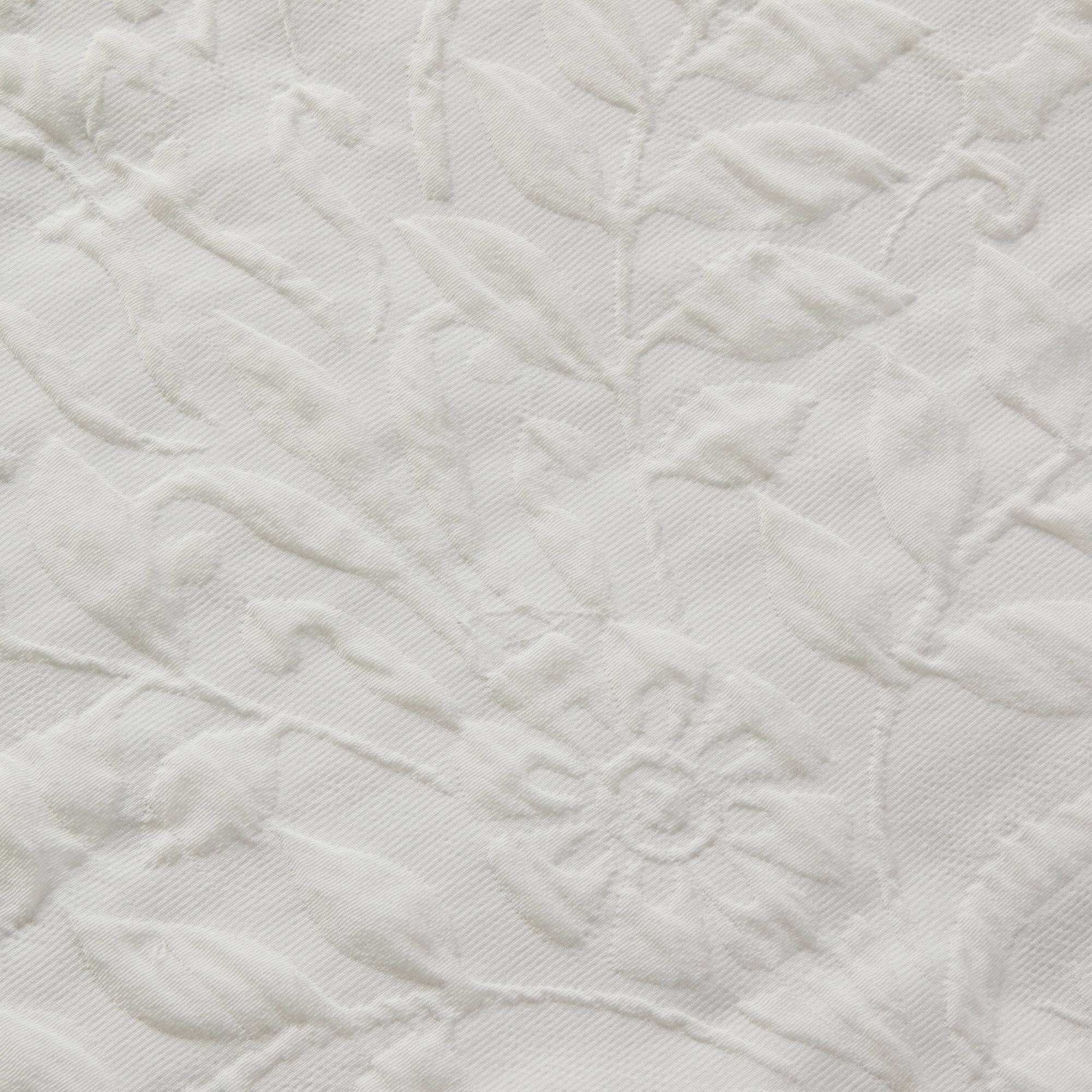 Laura Ashley Rowland Matelasse White Cotton Duvet Cover Set