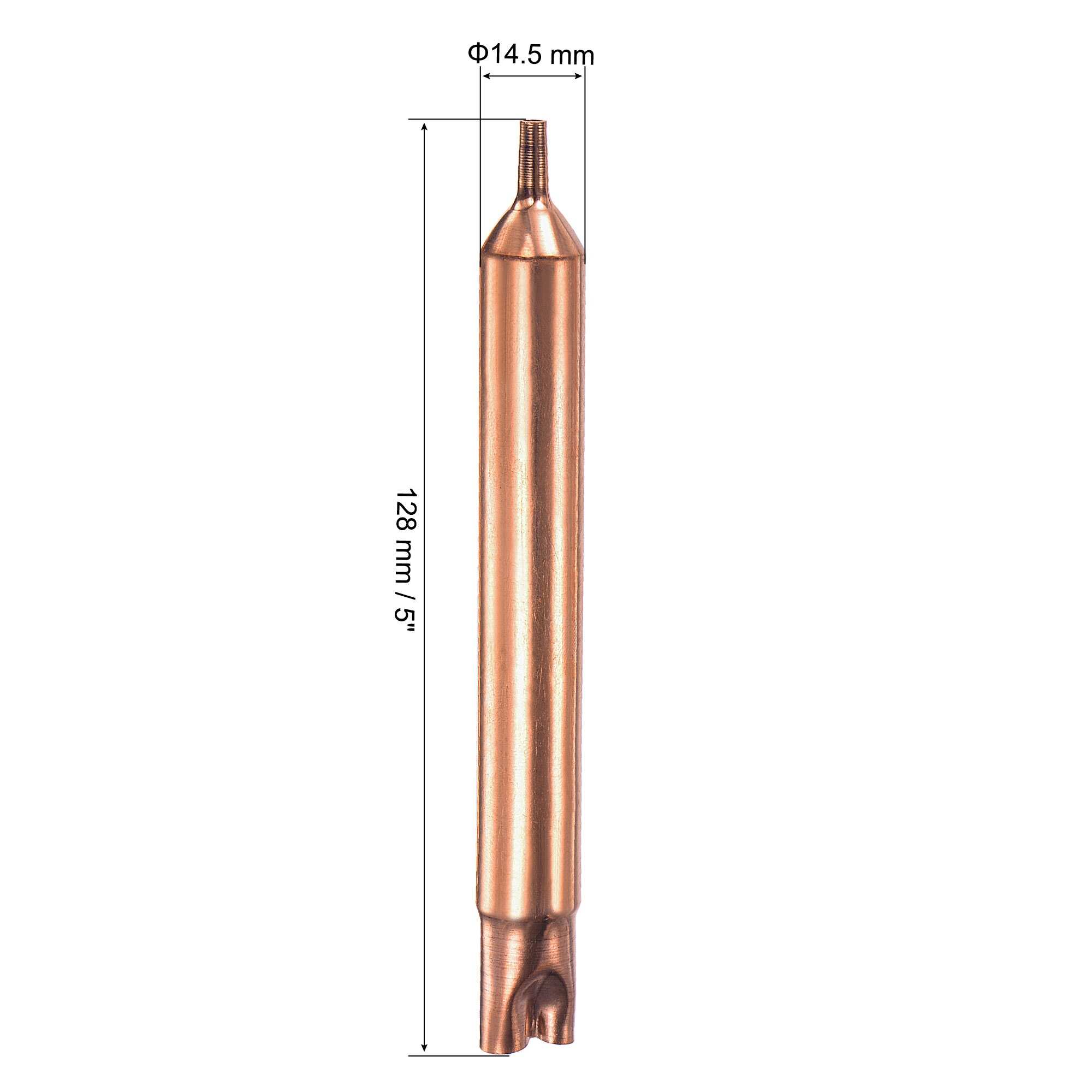 Copper Refrigerator Filter Dryer with 2 End - 18.4 x 129mm