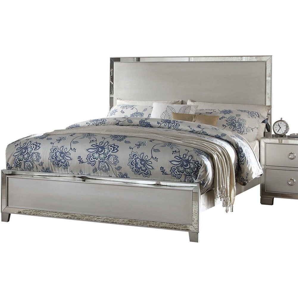Unique Design Queen Size Bed, Modern Platform Bed
