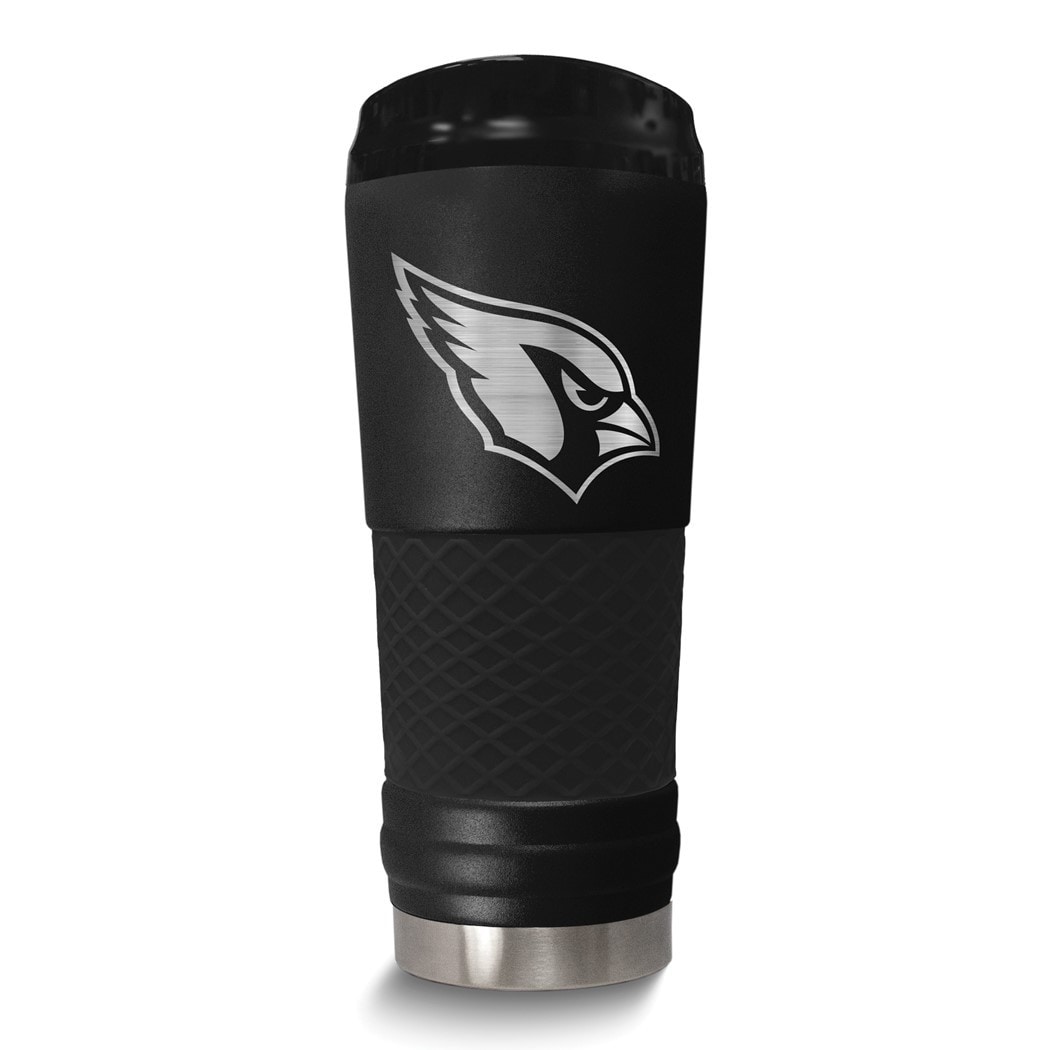 NFL Arizona Cardinals Stainless Steel Silicone Grip 24 Oz. Stealth Draft Tumbler with Lid