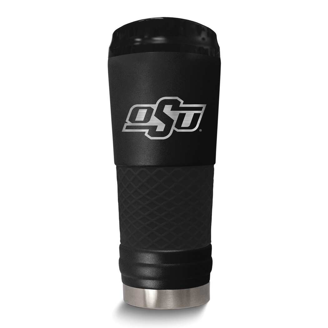Oklahoma State University Stainless Steel Silicone Grip 24 Oz. Stealth Draft Tumbler with Lid