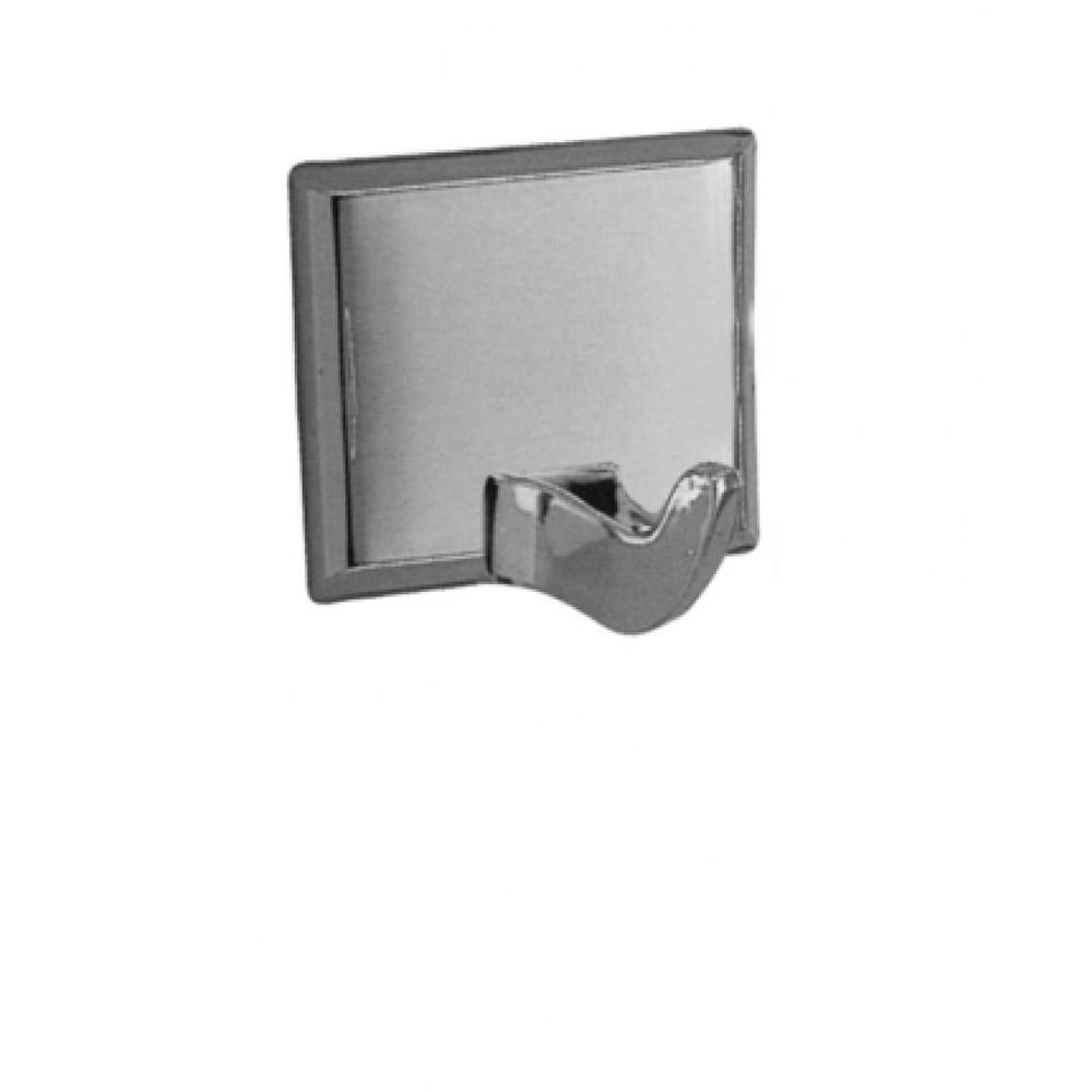 American Imaginations 2 in. x 2 in. x 2.25 in. Stainless Steel Chrome Plated Robe Hook